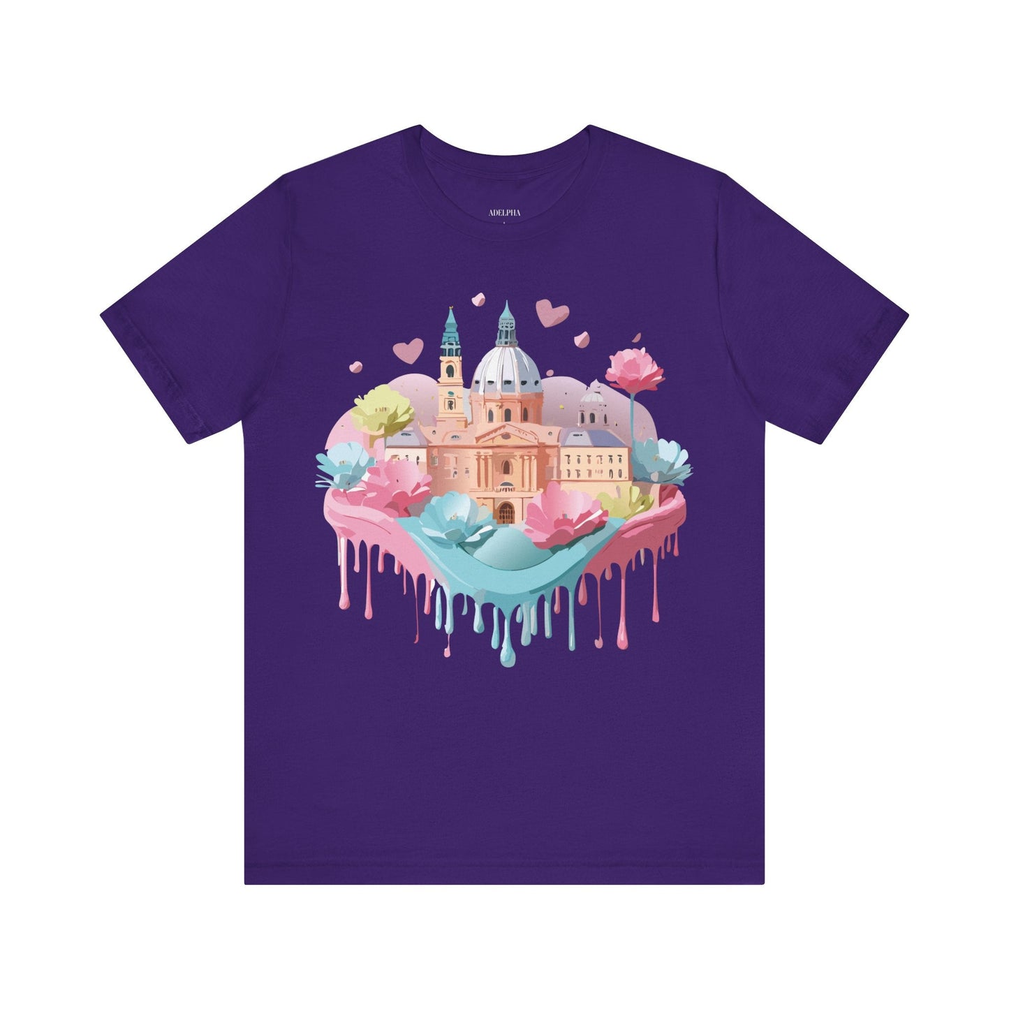 Prague Tourist Graphic Tee By Adelpha Unisex Vintage Inspired Art Shirt Original Artwork