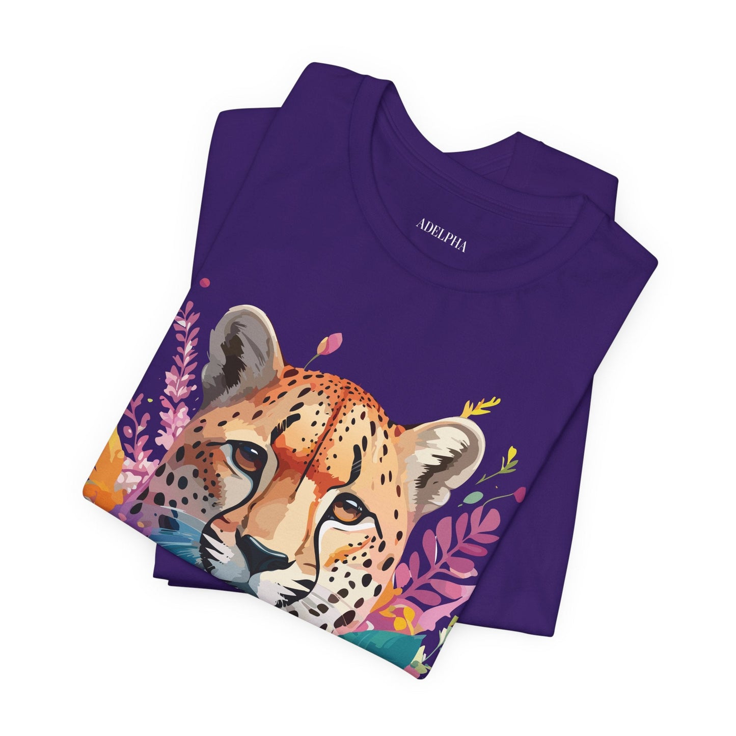 Cheetah Graphic Unisex 100 Cotton Artwork Tee 3