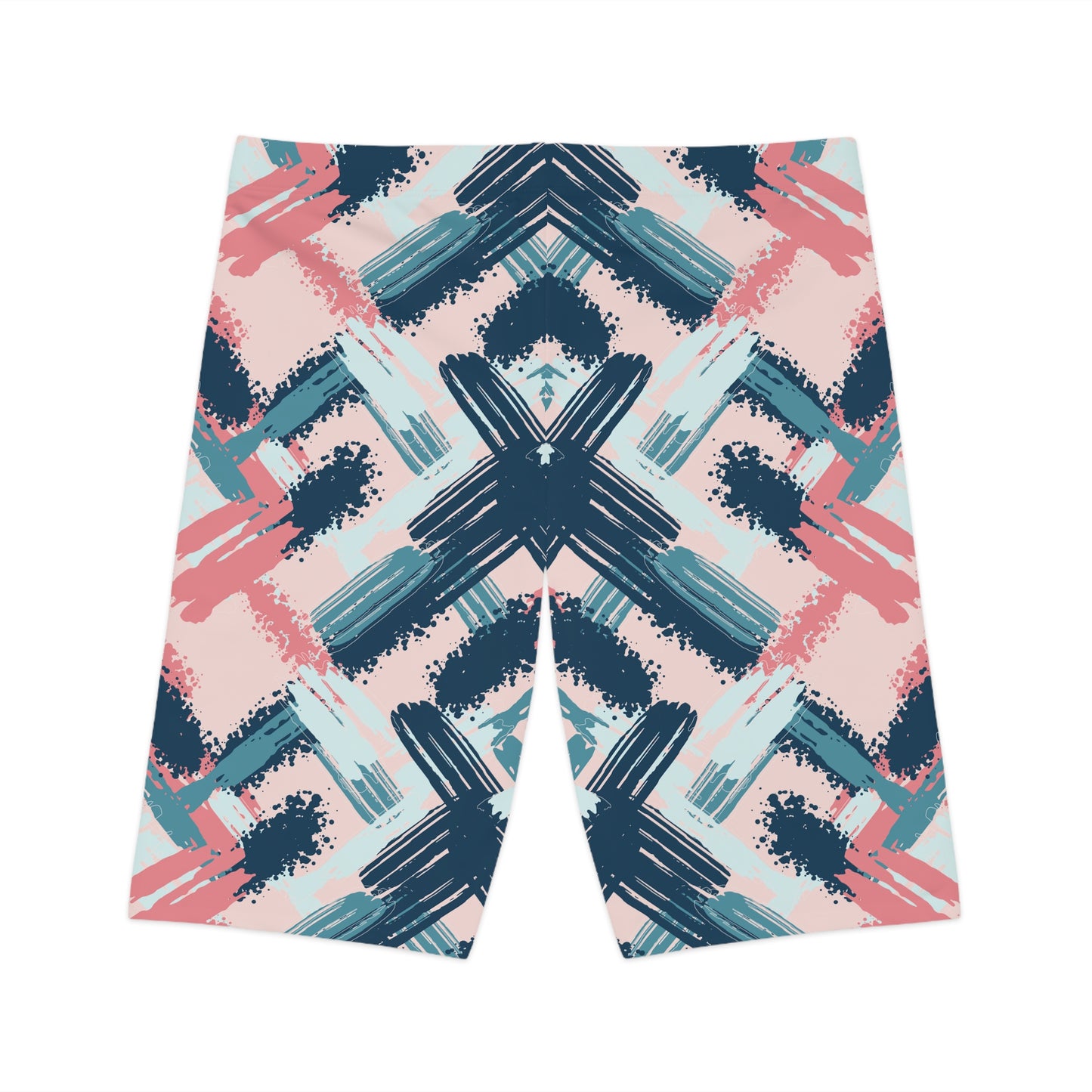 Abstract Biker Shorts