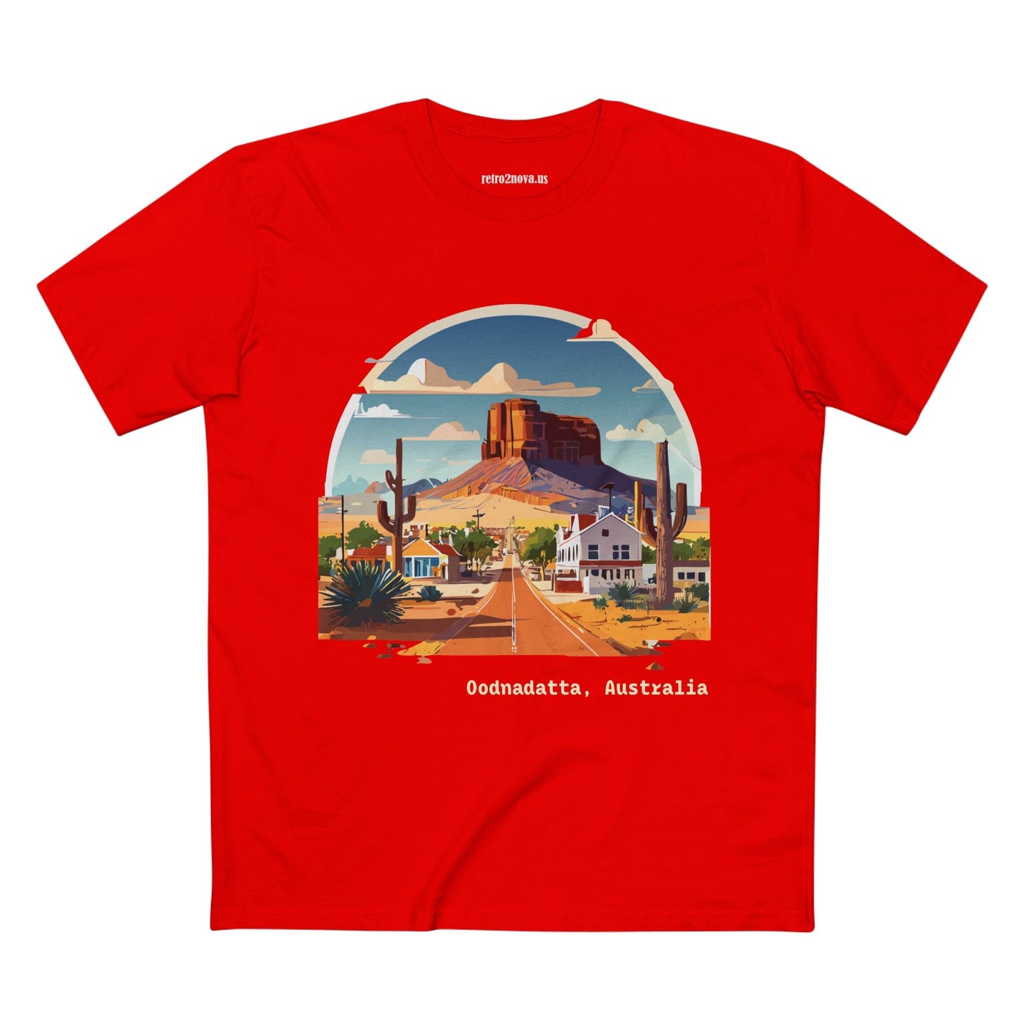 Australia Travel Shirt Unisex Premium Cotton Art Tee With Original Design By Retro2Nova TT21