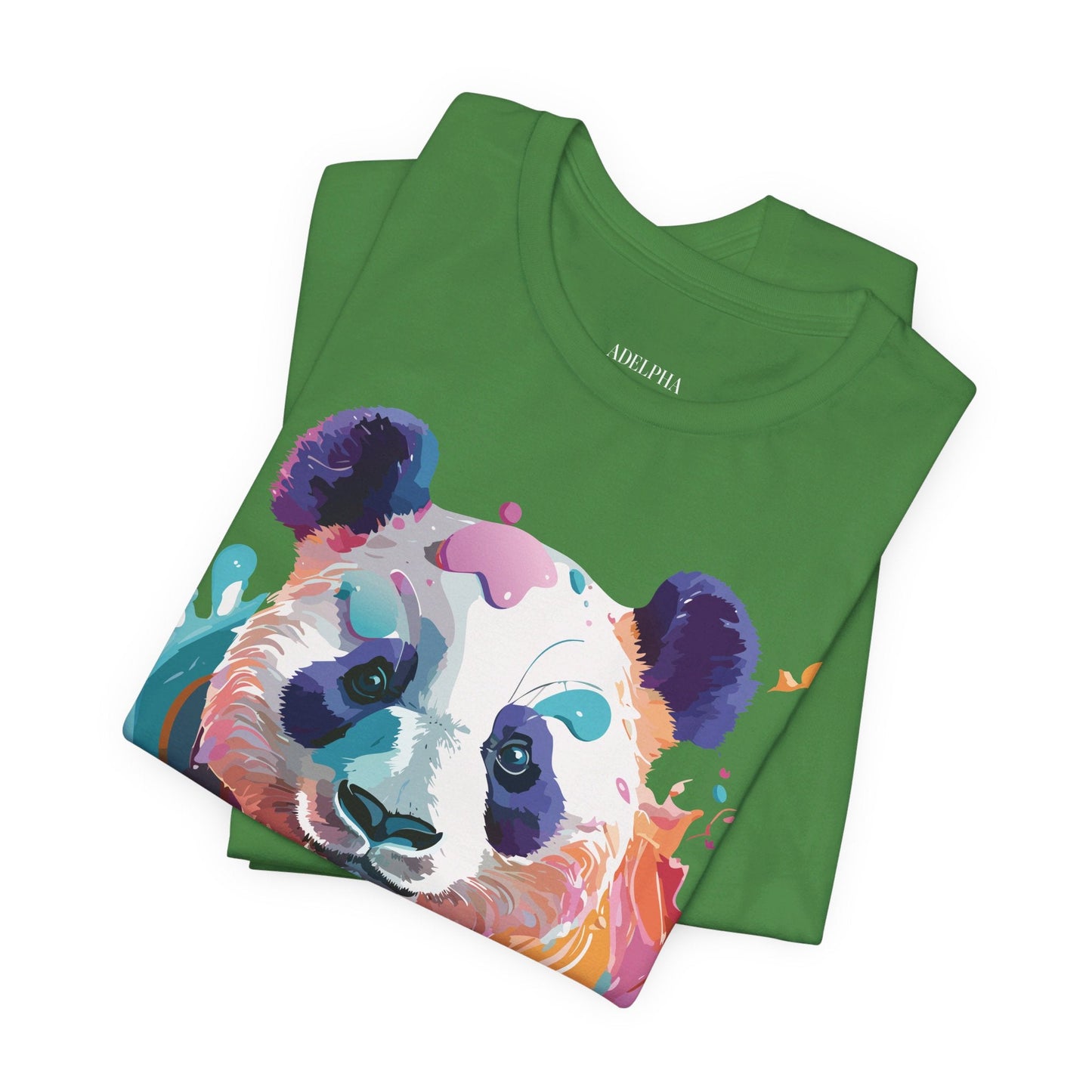 Panda Graphic Unisex 100 Cotton Vintage Art with Animal T-Shirt 12