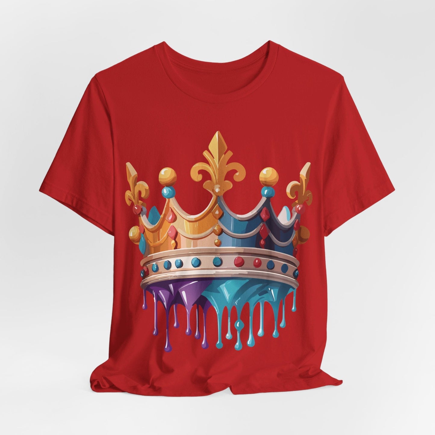 Adelpha Crown Graphic Tee Unisex Vintage Inspired Art Design Short Sleeve Shirt