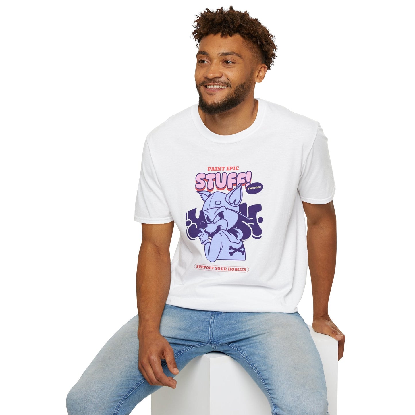 Funny Animals Shirts Unisex Graphic Tee Soft Cotton Gildan Softstyle 64000 Comfortable Everyday Wear