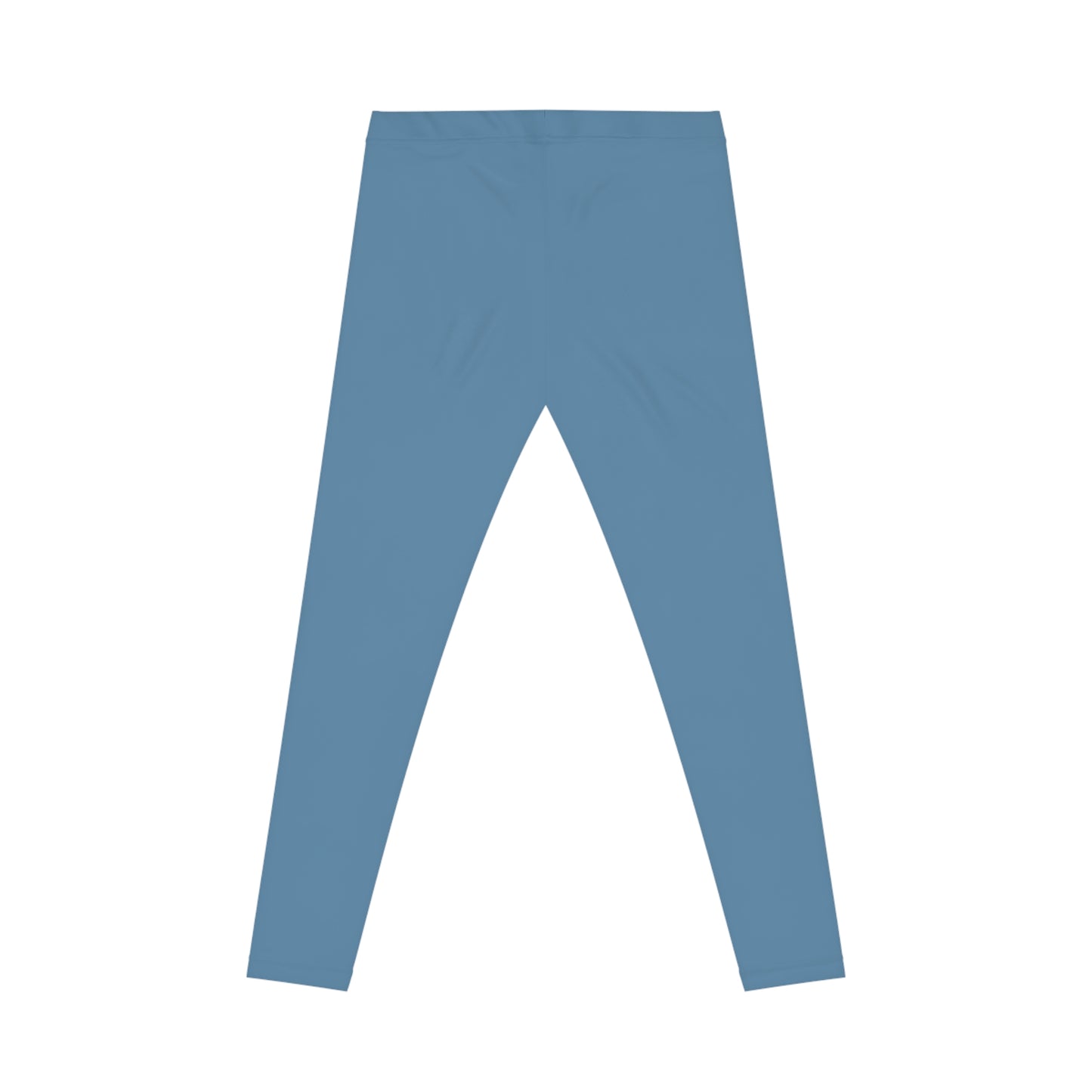 Air Force Blue Color Women's Poly-Span Casual Leggings XS-2XL