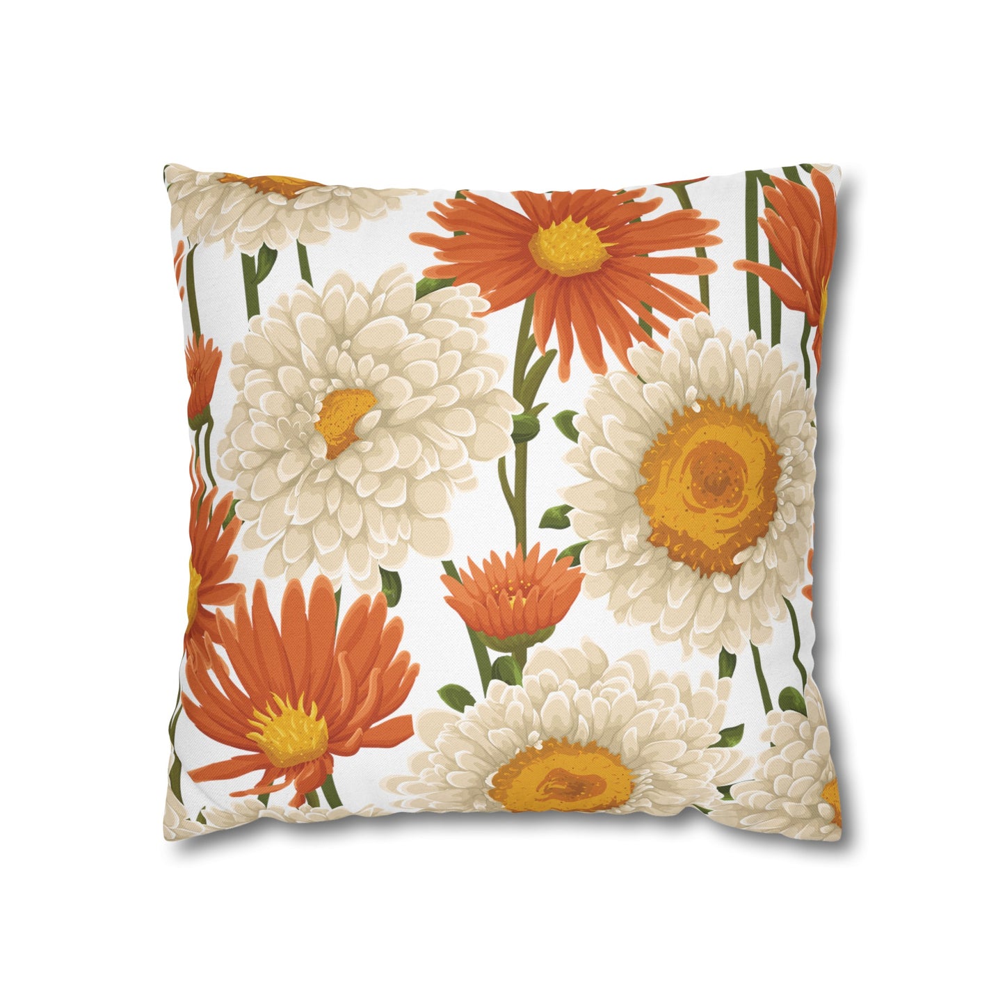 Floral Poly Pillowcase