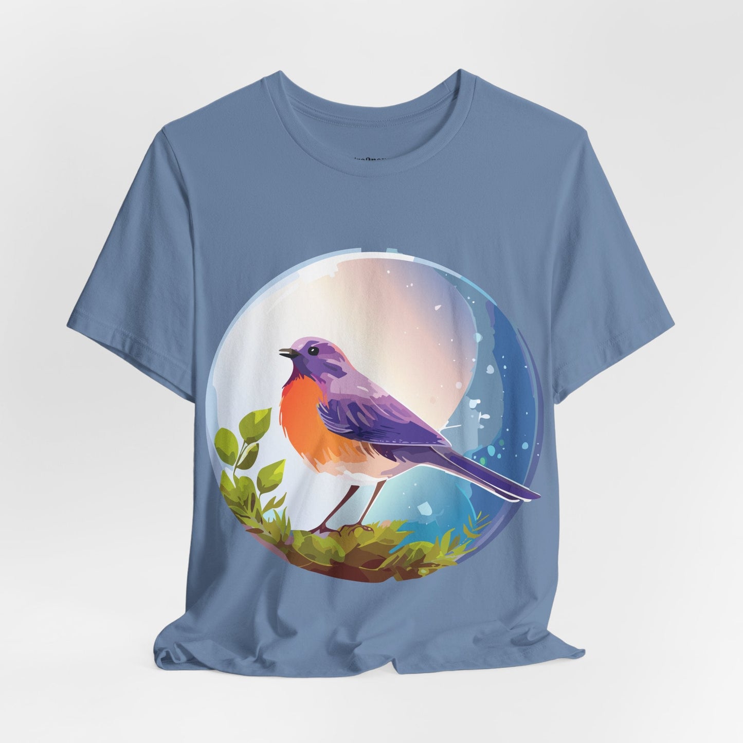 Unisex Animals And Bird Shirt Graphic Cotton T Shirt With Original Retro2Nova Art Premium Short Sleeve Tee