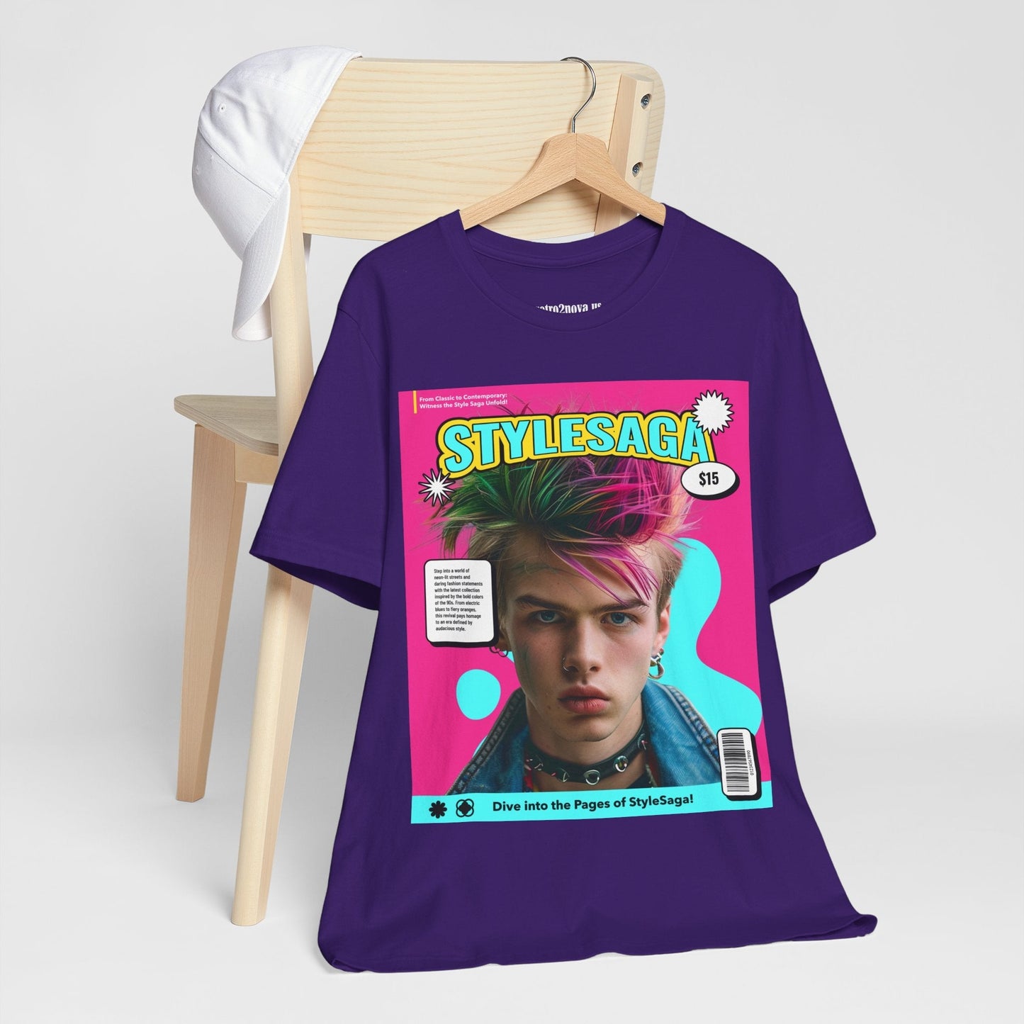 Magazine Cover Shirt Unisex Jersey Short Sleeve Tee Lightweight 4.2 Oz