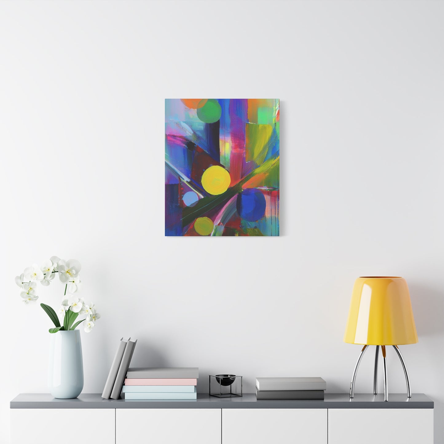 Abstract Painting Print Canvas 20x24,20x30,24x30, 24x32,24x36,30x40, 32x48,36x48,40x60 Pine-Wood Inner Frame ABS-11
