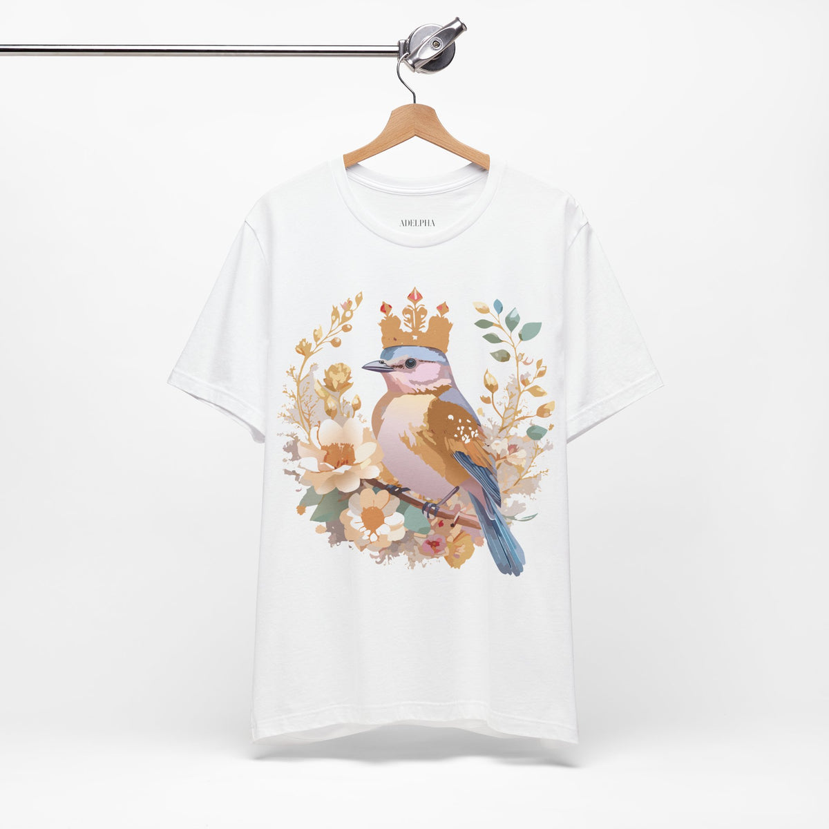 Medallion Graphic Unisex Cotton Bella+Canvas Tee with Art Design d42