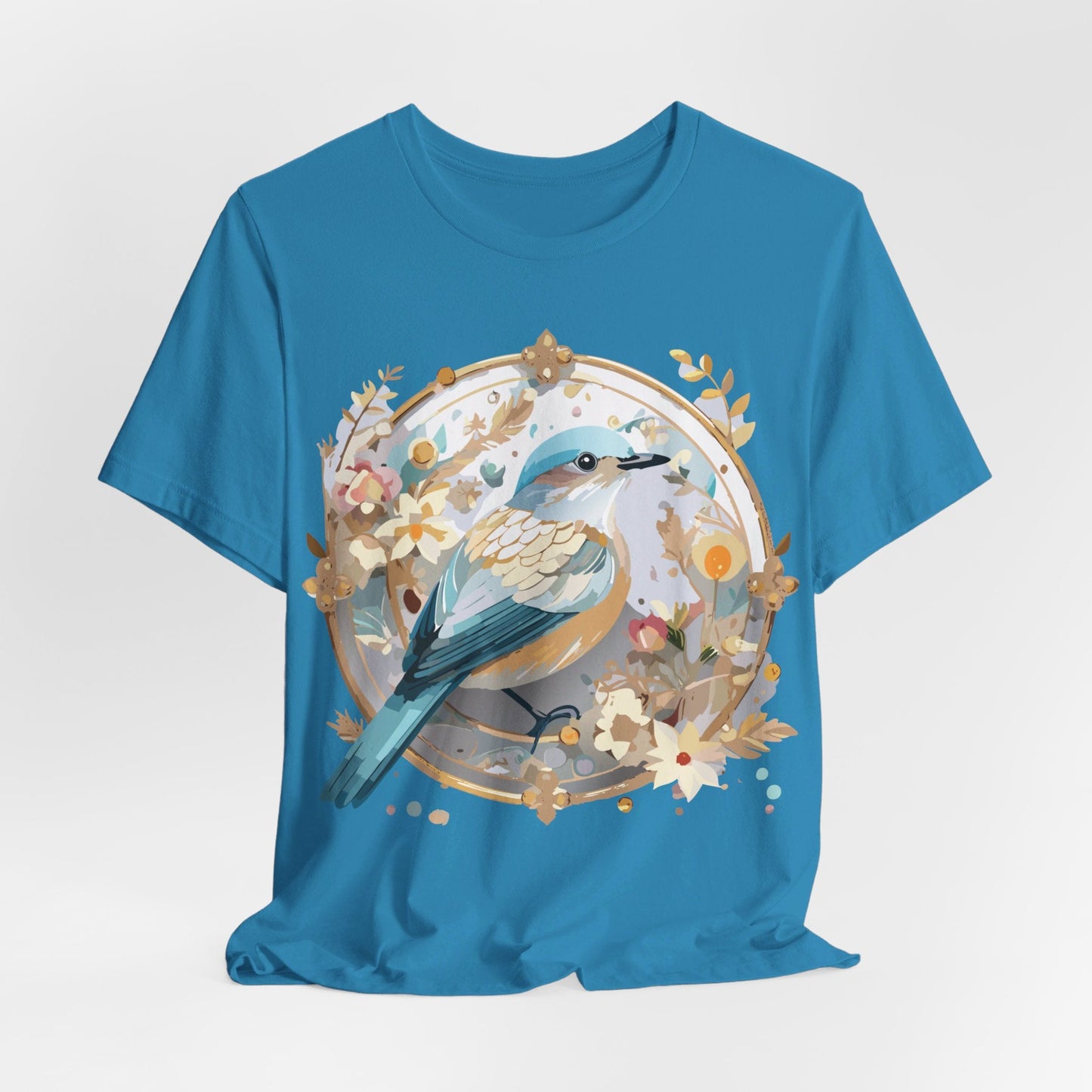 Adelpha Medallion Graphic Tee Unisex Jersey Short Sleeve Vintage Art Design Shirt