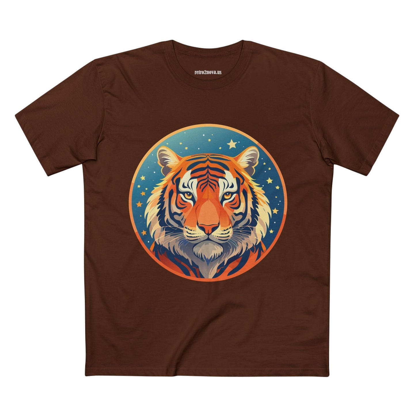Unisex Premium Cotton Tiger Shirt Art Tee Original Design Animal Shirt Everyday Comfort Handmade Graphic Art Collection