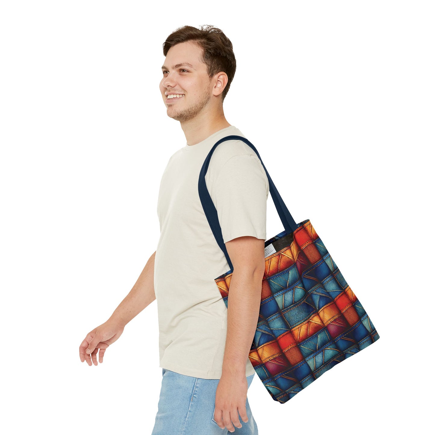 Denim Canvas Bag, Tote Bag Denim