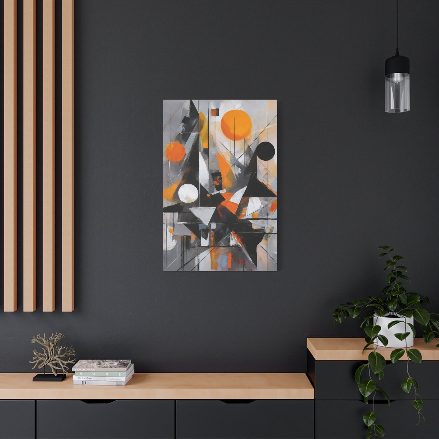 Abstract Oil Painting Print Canvas 20x24,20x30,24x30 24x32,24x36,30x40 32x48,36x48,40x60 Pine-Wood Inner Frame ABS-198