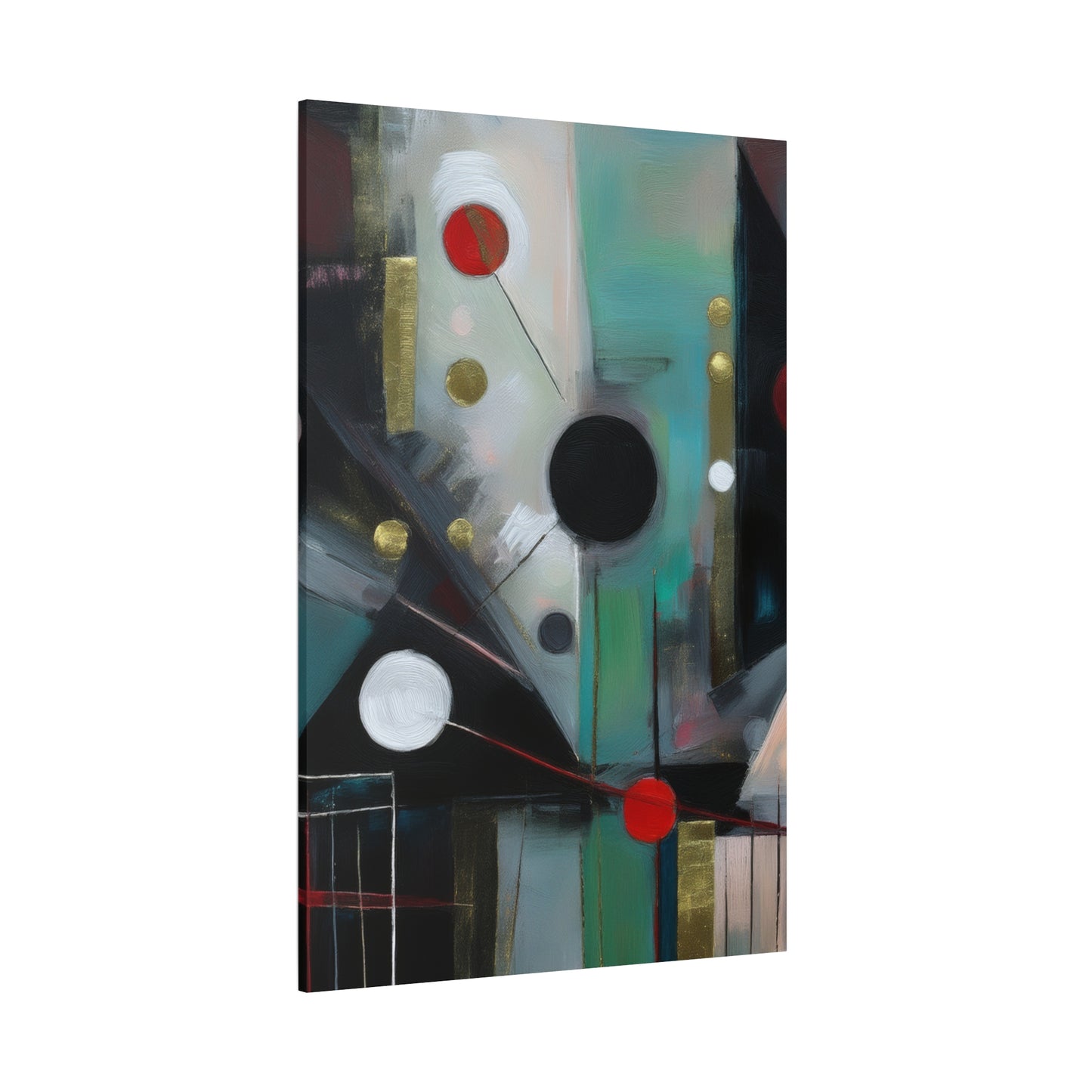 Abstract Oil Painting Print Canvas 20x24,20x30,24x30 24x32,24x36,30x40 32x48,36x48,40x60 Pine-Wood Inner Frame ABS-158