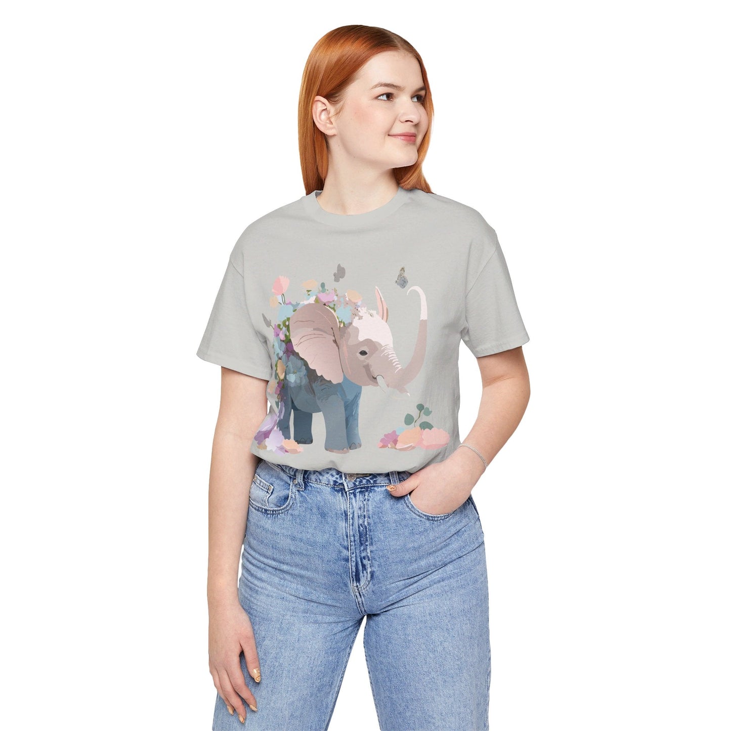 Elephant Graphic Tee Unisex Jersey Short Sleeve Art Design Adelpha Premium Vintage Inspired