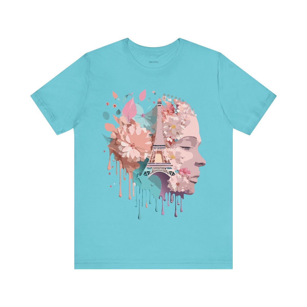 Unisex Cotton Bella+Canvas Tee with Paris