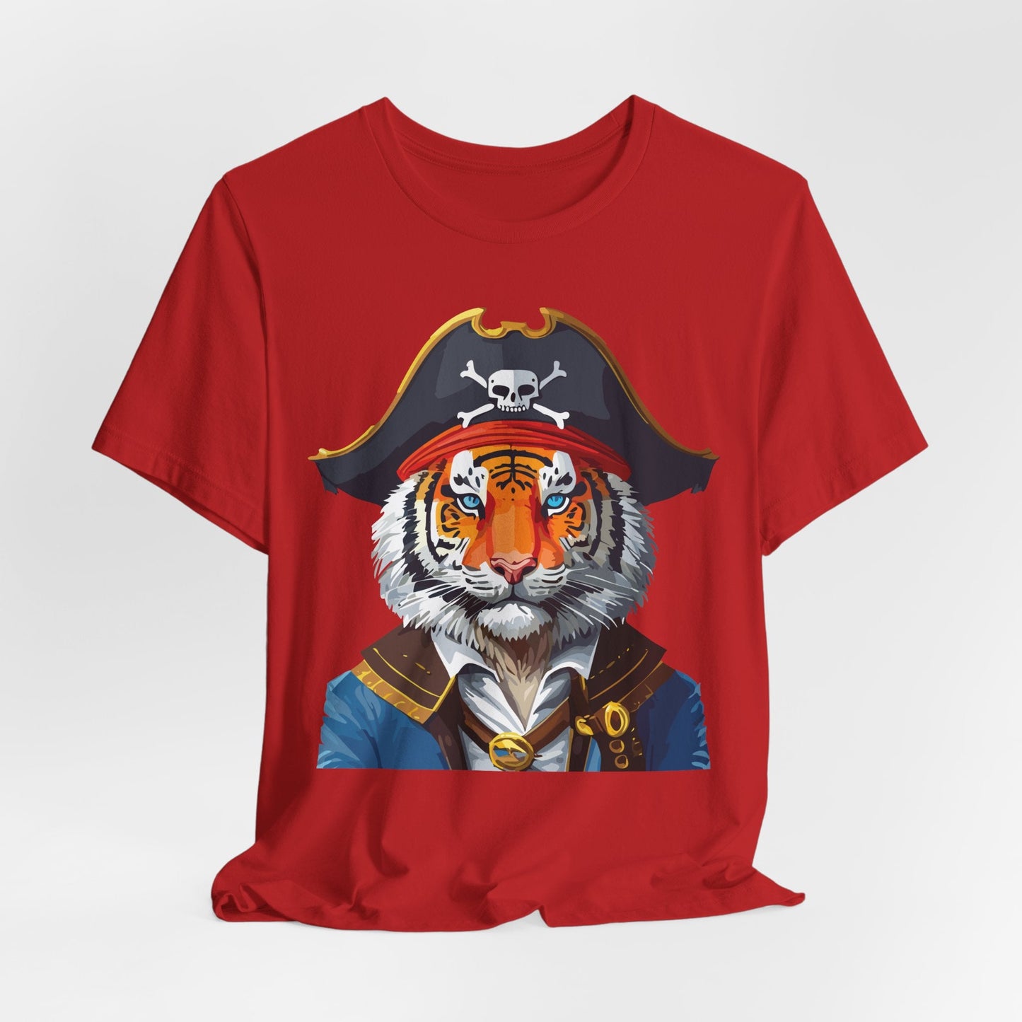 Unisex Animal Tee Shirt With Art Design Wild Animals Shirt Gildan Softstyle 64000