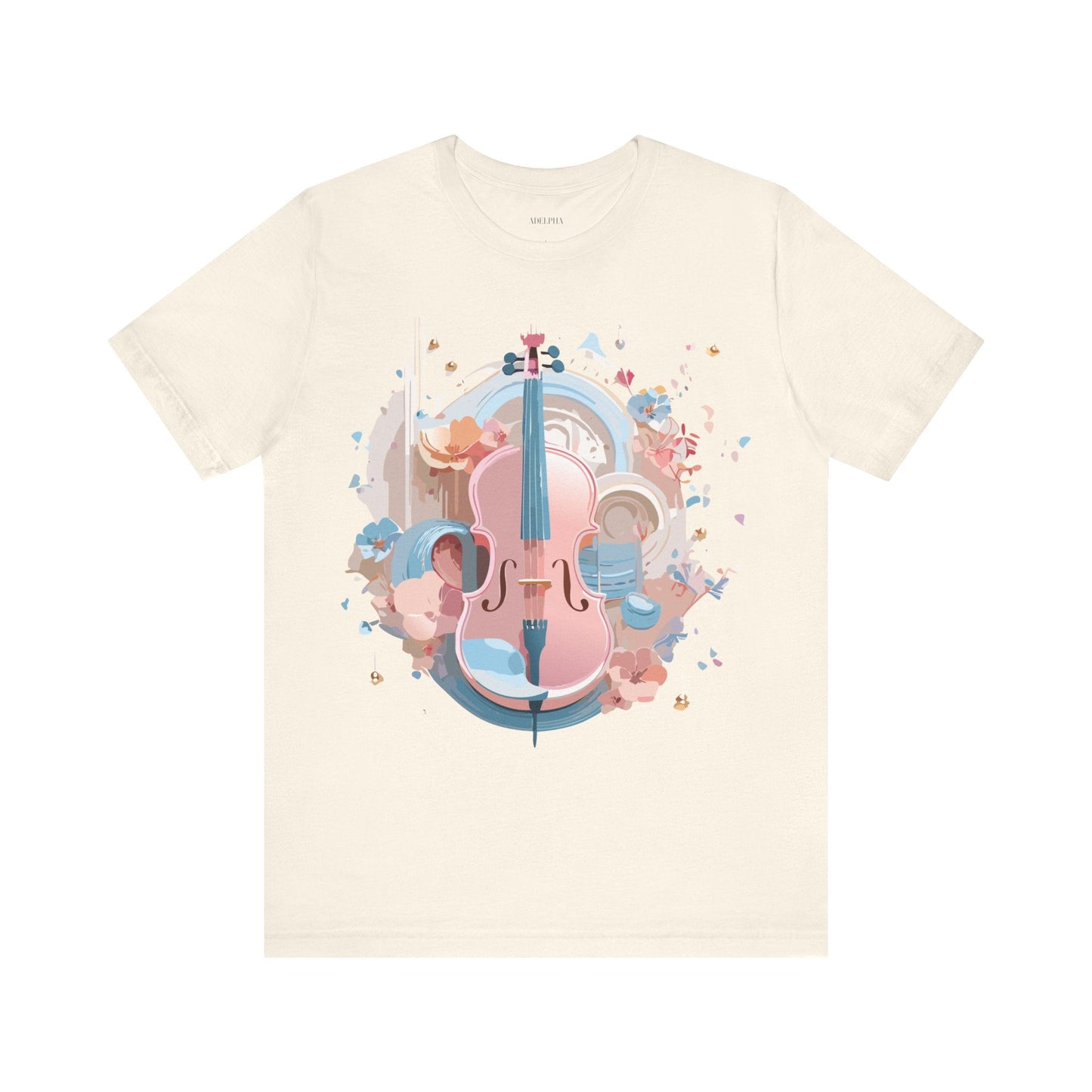 Music Graphic Tee Unisex Jersey Short Sleeve By Adelpha Vintage Inspired Artwork