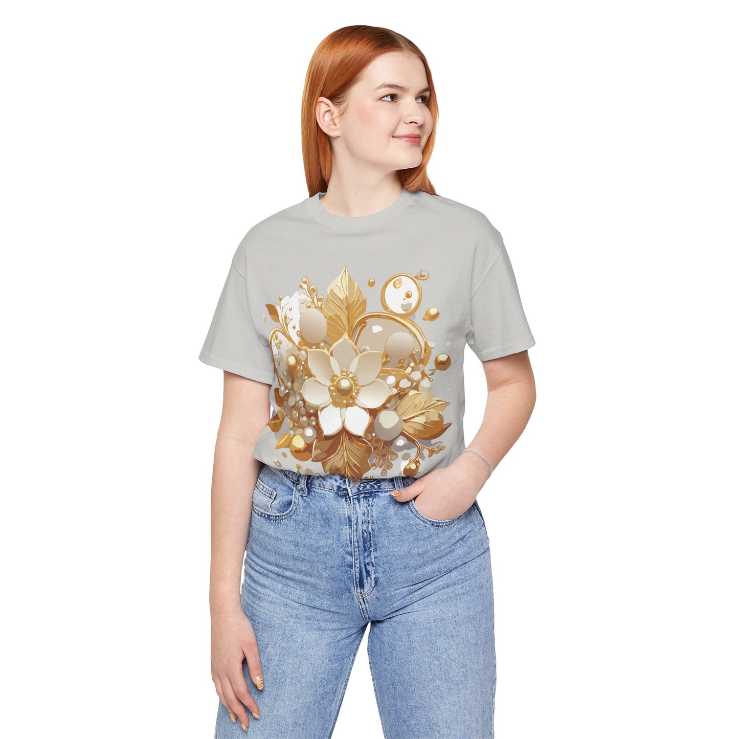 Jewelry Graphic Unisex 100 Cotton Vintage Treasure Art T-Shirt 22