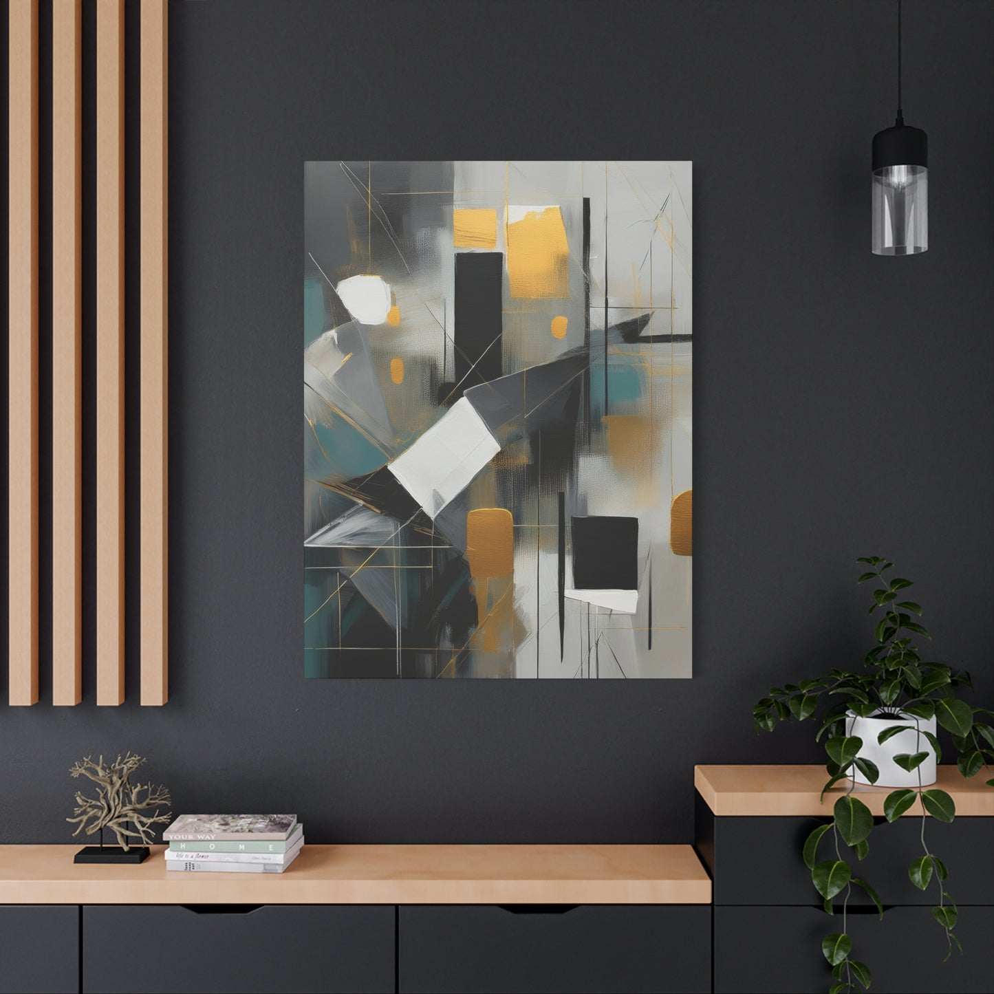 Abstract Oil Painting Print Canvas 20x24,20x30,24x30 24x32,24x36,30x40 32x48,36x48,40x60 Pine-Wood Inner Frame ABS-205