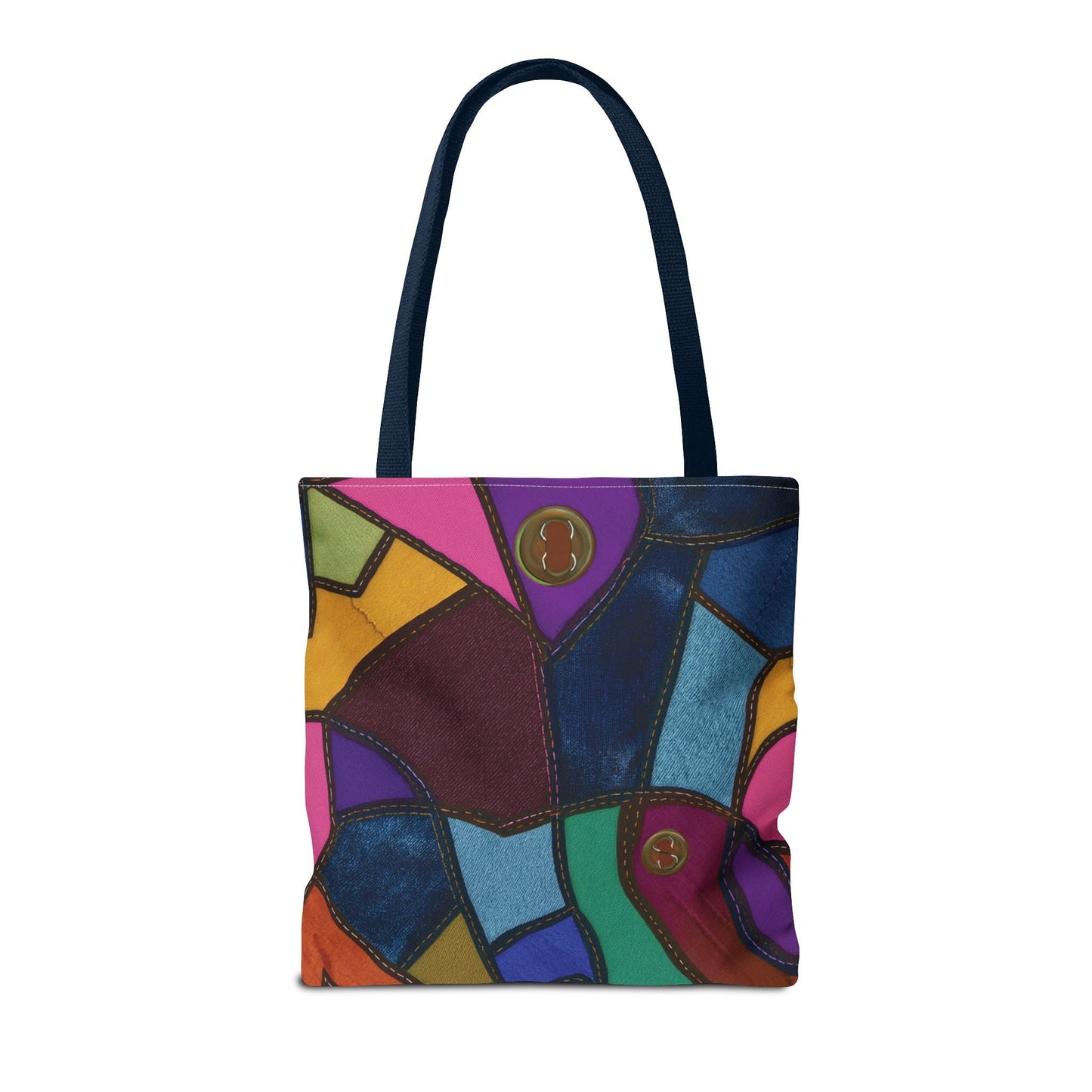 Denim Canvas Bag, Tote Bag Denim Printify