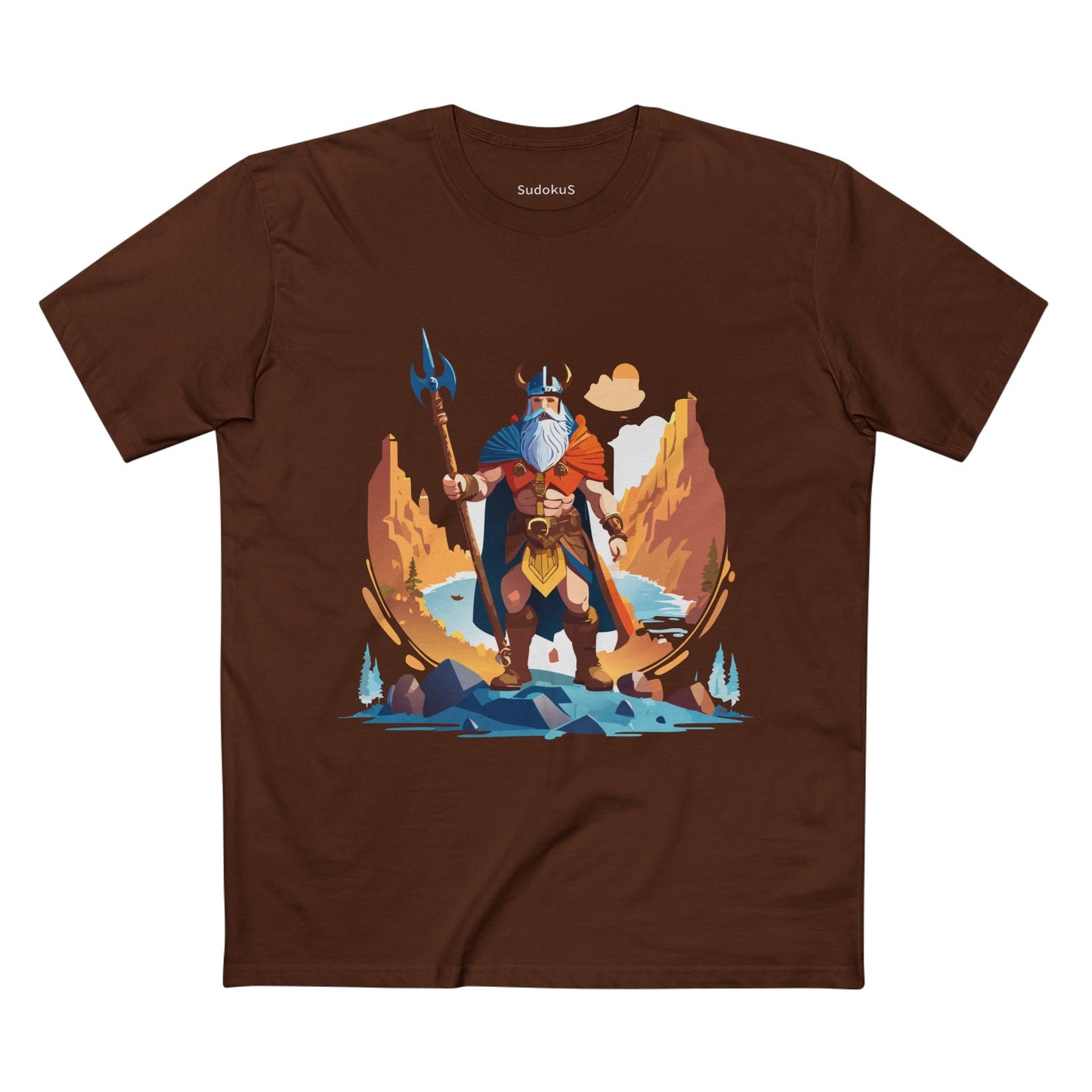 Viking Graphic Unisex 100 Cotton Staple Tee 2