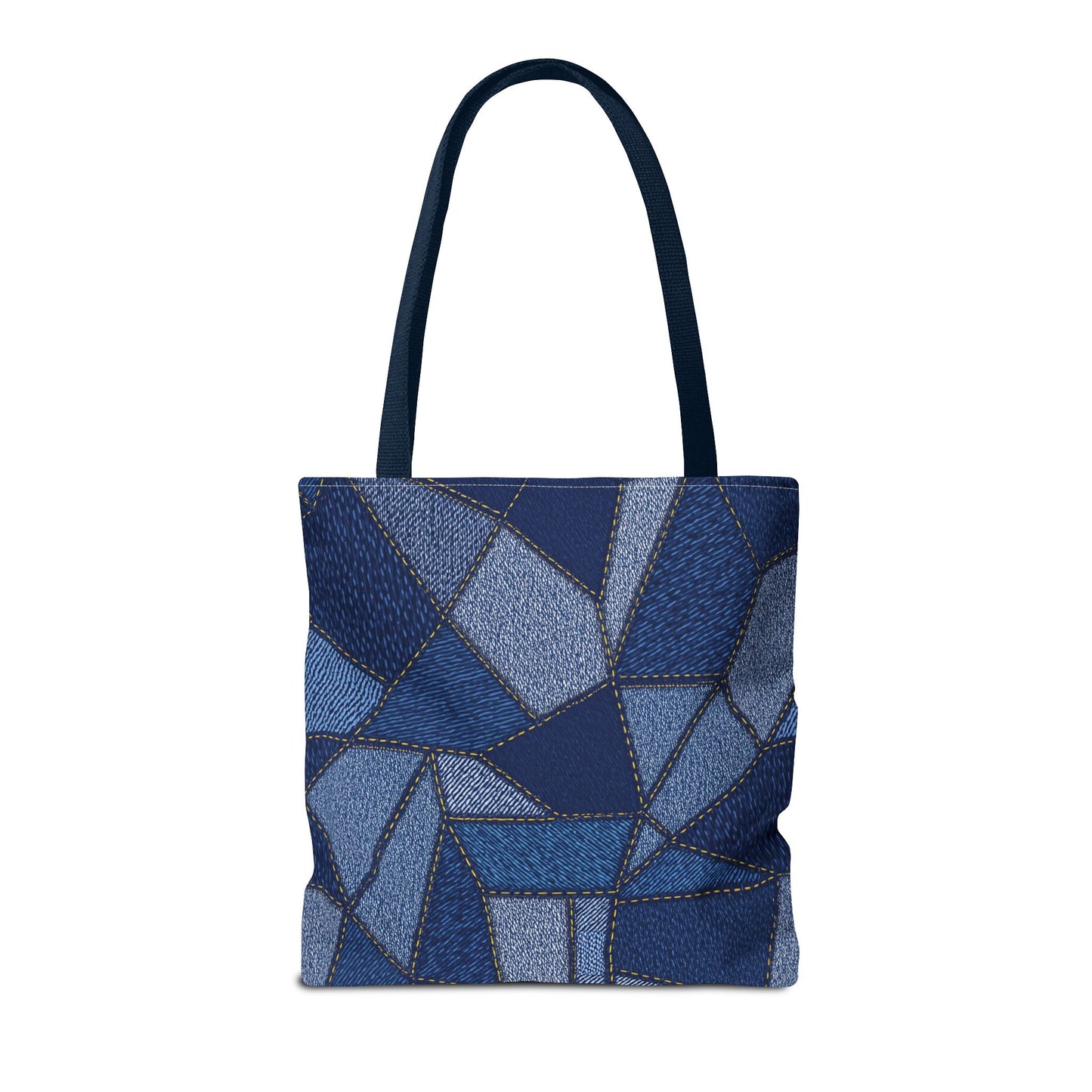 Denim Fabric Imitation Print Unisex Canvas Bag Poly Spun 3 Sizes Tote Bag 104