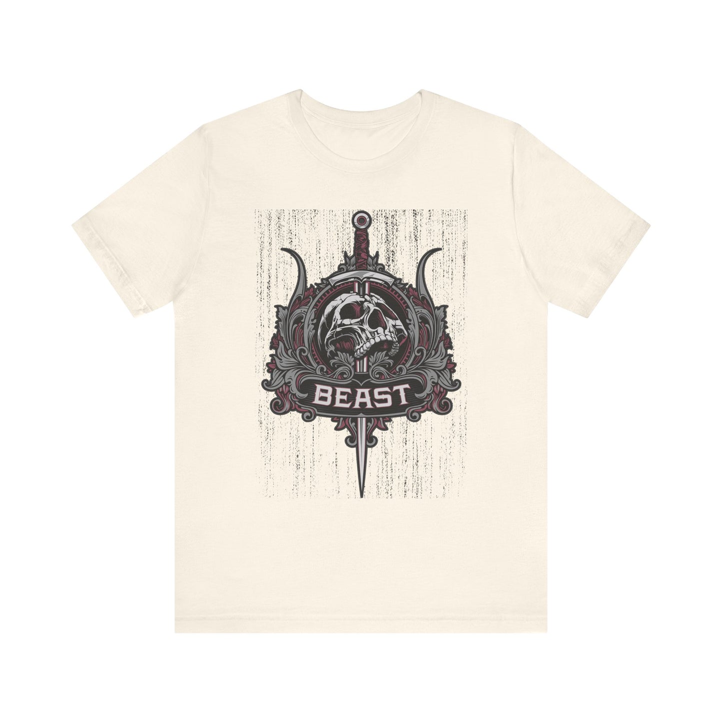 Beast Graphic Tee, Graphic T-Shirt, Artistic Vintage T-Shirt, Vintage Shirt, Skull Tee, Art Design Skull Tees