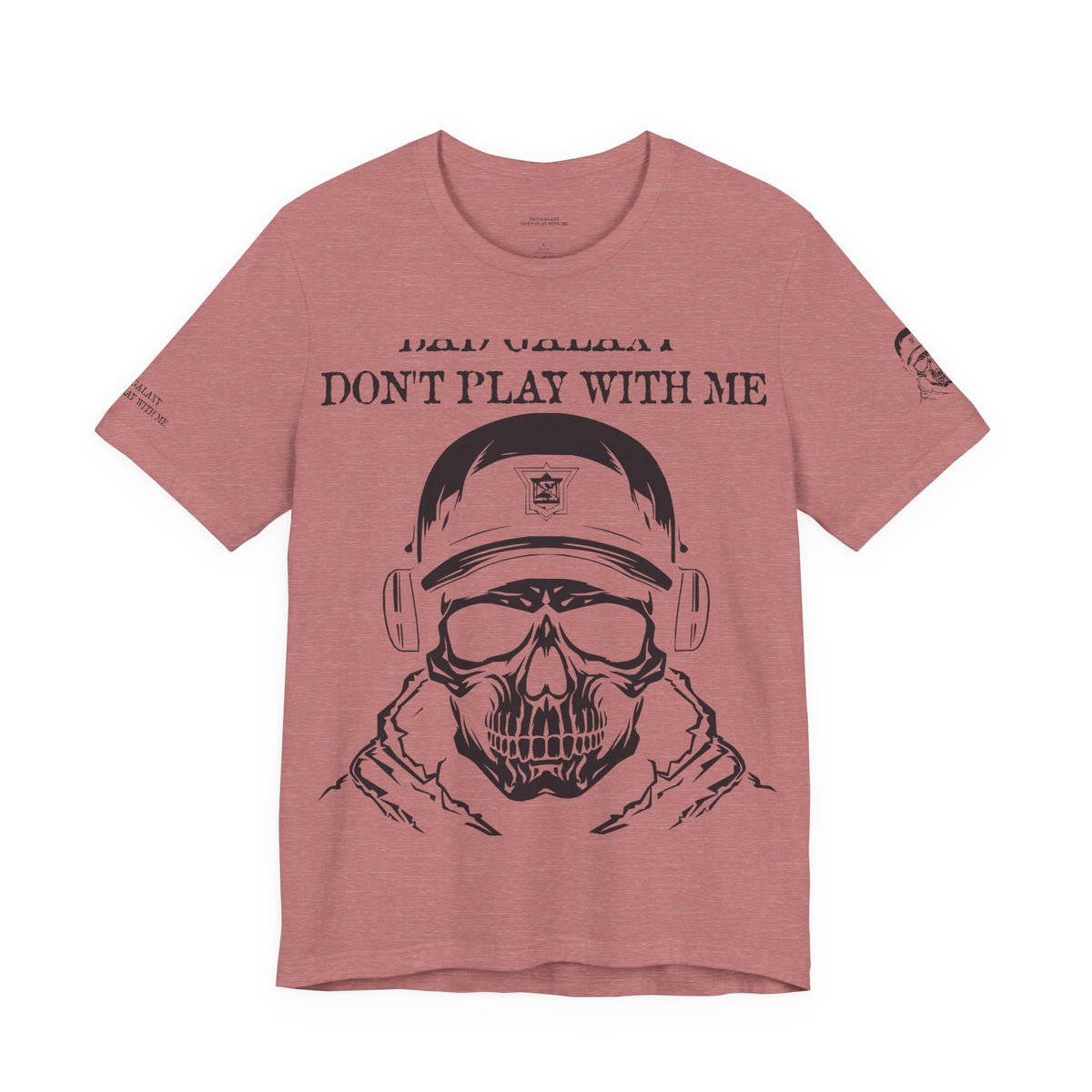 Skull Rock Graphic Unisex Cotton Bella+Canvas Tee with Art Design b43