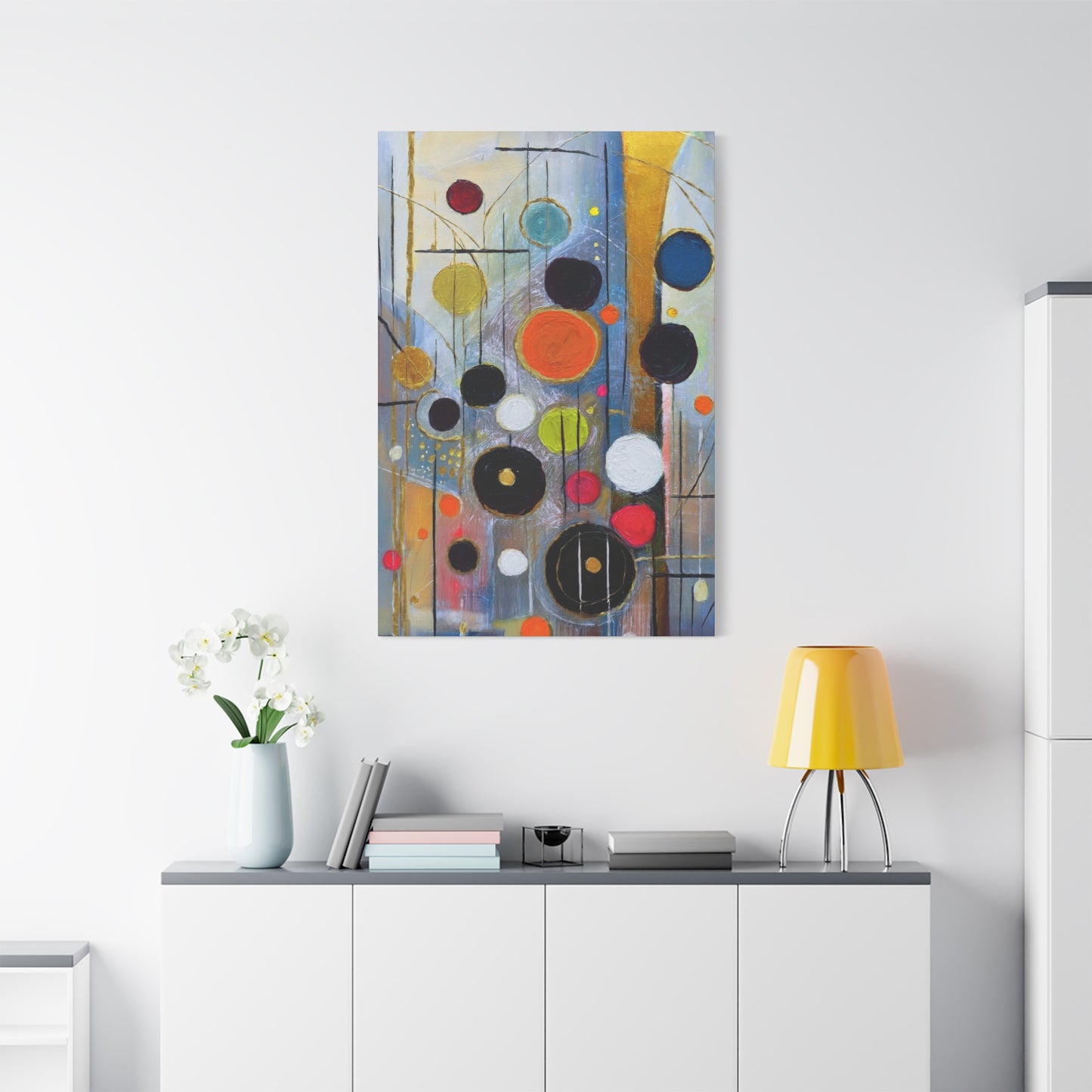 Abstract Oil Painting Print Canvas 20x24,20x30,24x30 24x32,24x36,30x40 32x48,36x48,40x60 Pine-Wood Inner Frame ABS-108