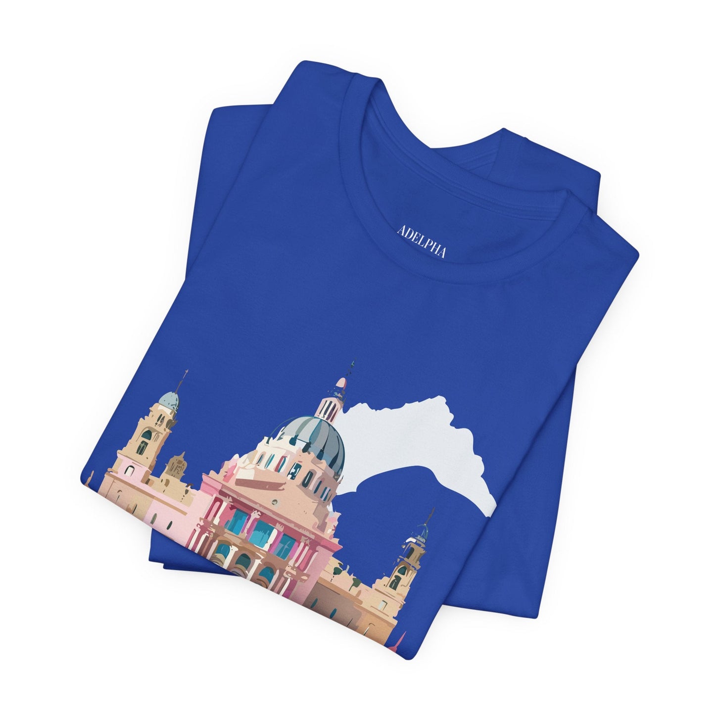 Adelpha Unisex Graphic Tee Madrid Tourist Shirt Vintage Inspired Art Design By Adelpha