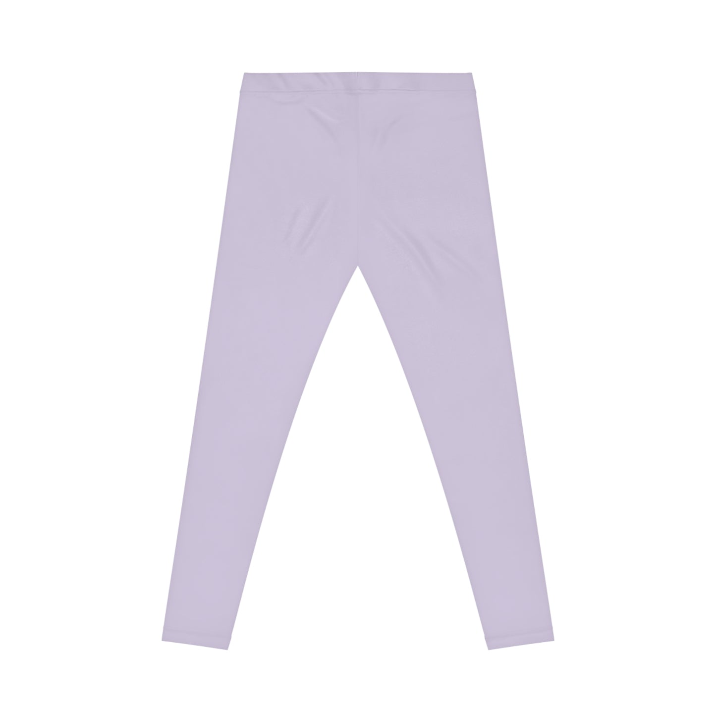 Fog Lilac Color Women's Poly-Span Casual Leggings XS-2XL