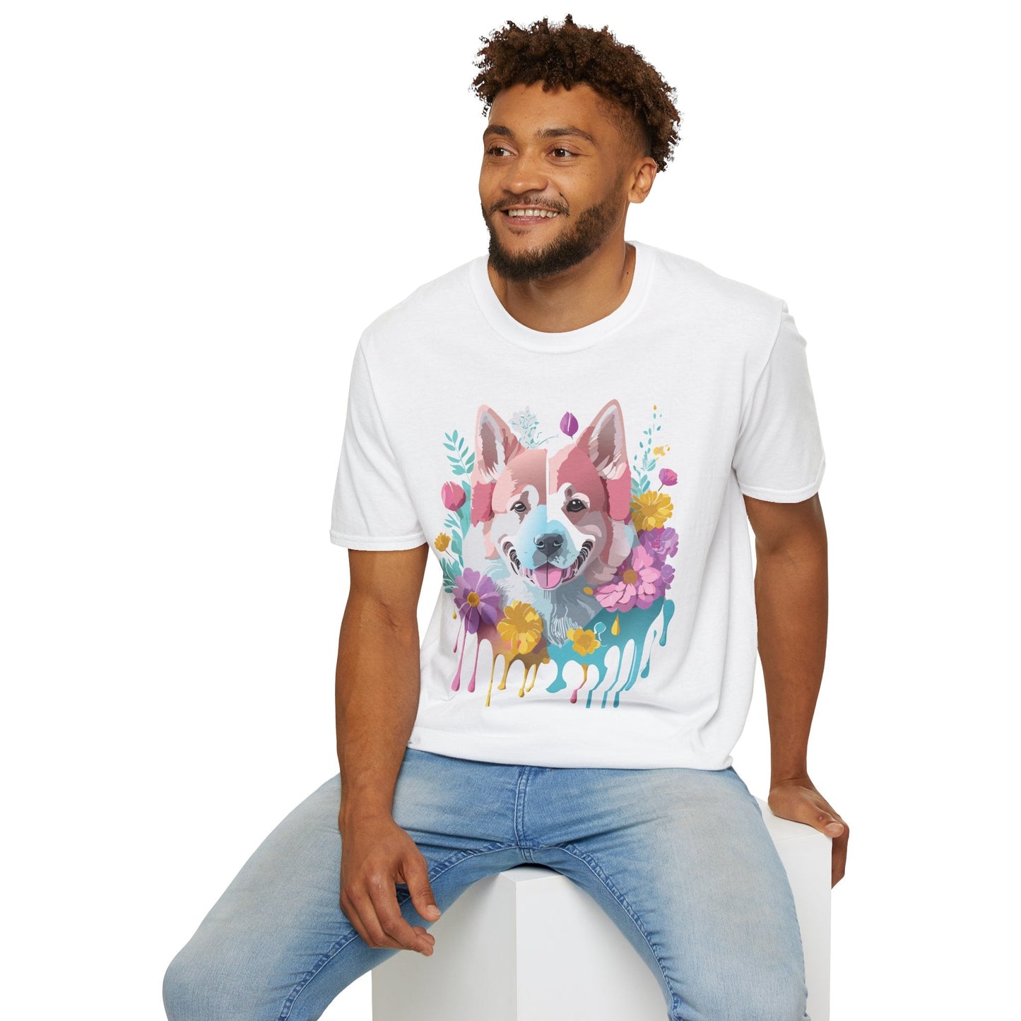 Dog Shirt Unisex Tee Softstyle Cotton Comfort for Animal Lovers