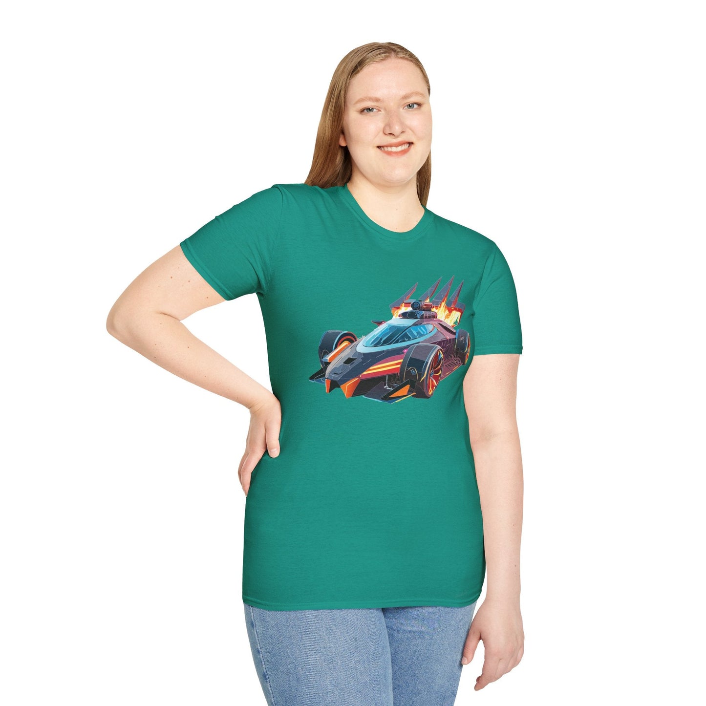 Car T Shirt Unisex Softstyle Cotton Tee With Cars Graphic Hot Wheels Design For Men Women