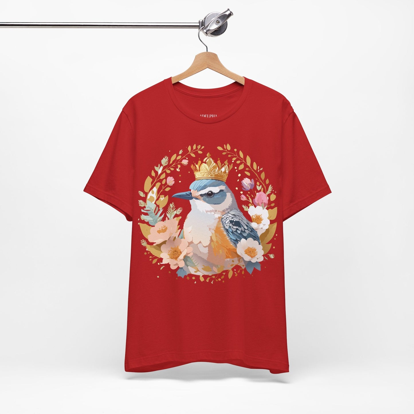 Adelpha Medallion Graphic Tee Unisex Short Sleeve Vintage Inspired Art Design Apparel