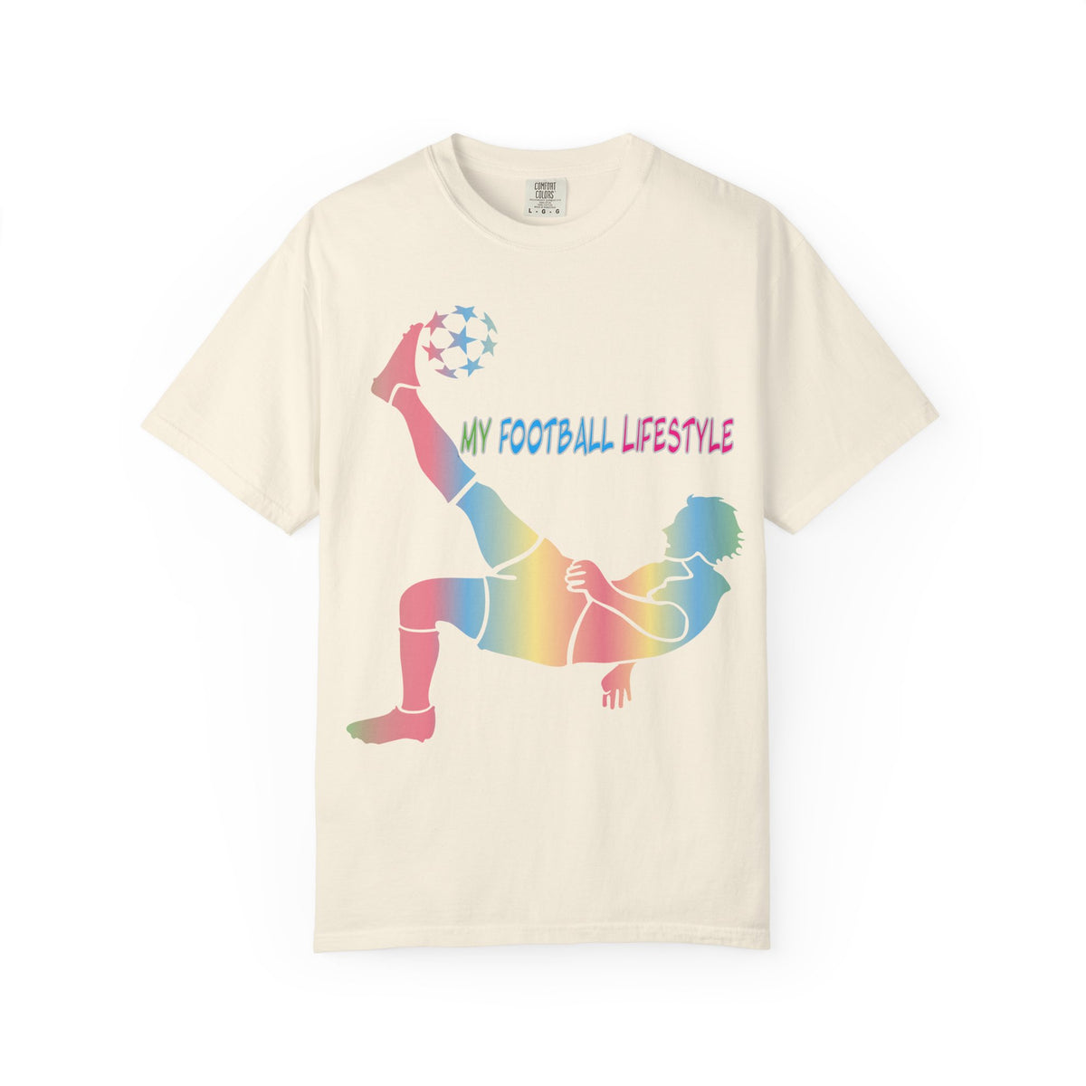 Sports Graphic Unisex T-Shirt Garment Dyed Cotton Relaxed Fit Comfort Colors 12
