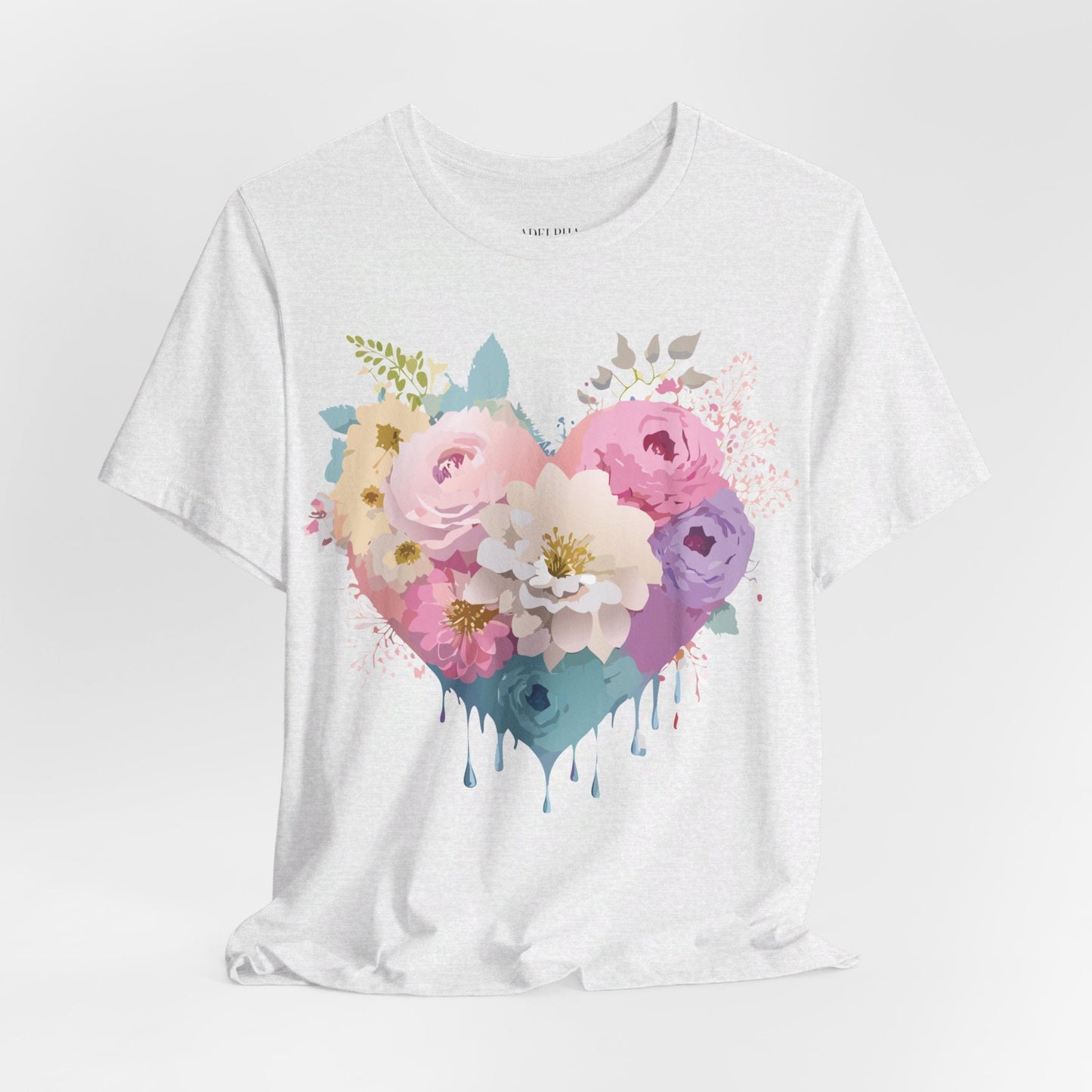 Valentine Graphic Tee Unisex Short Sleeve Shirt With Adelpha Vintage Artwork Design
