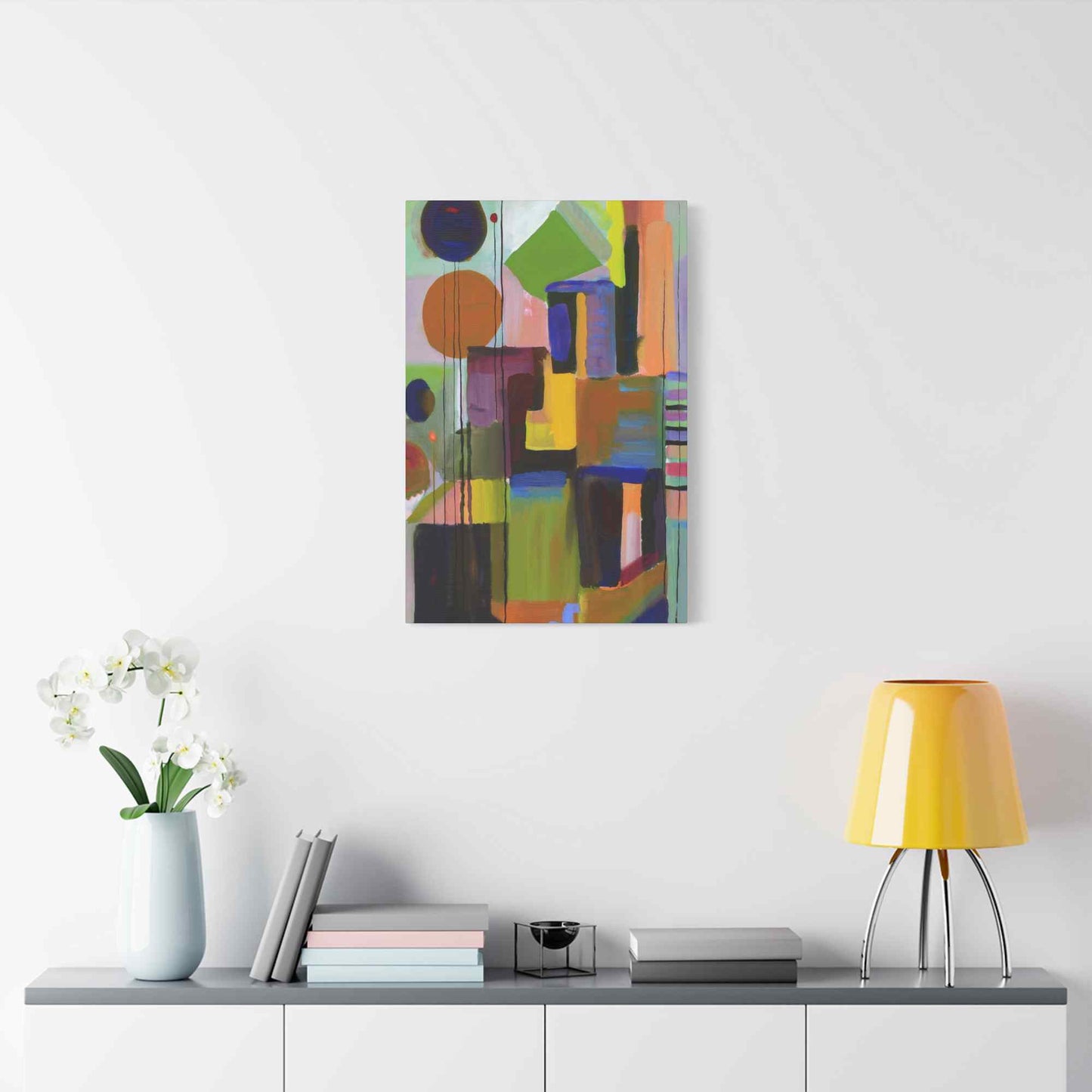 Abstract Painting Print Canvas 20x24,20x30,24x30, 24x32,24x36,30x40, 32x48,36x48,40x60 Pine-Wood Inner Frame ABS-3