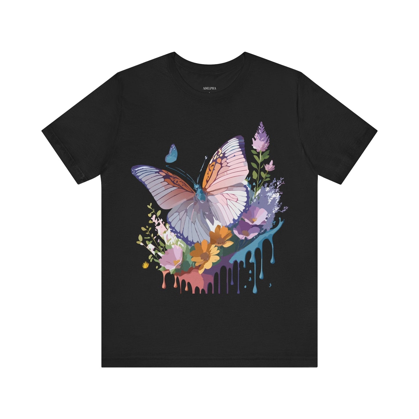 Butterfly Graphic Tee Unisex Adelpha Vintage Inspired Art Design Tee