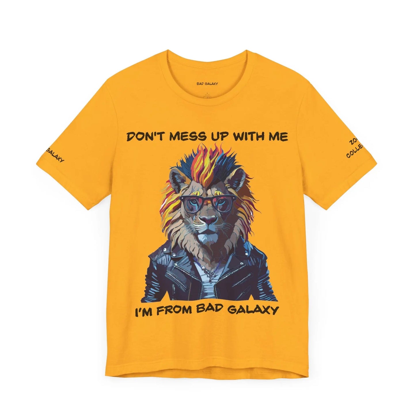 Animal T Shirt From Bad Galaxy Made To Order 100 Percent Cotton Tee Eco Friendly Non Toxic Inks USA