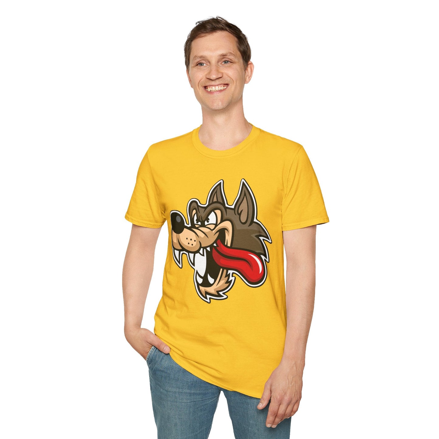 Cartoon T Shirt Animation Tee Unisex Funny Tee Gildan Softstyle 64000 100 Percent Cotton