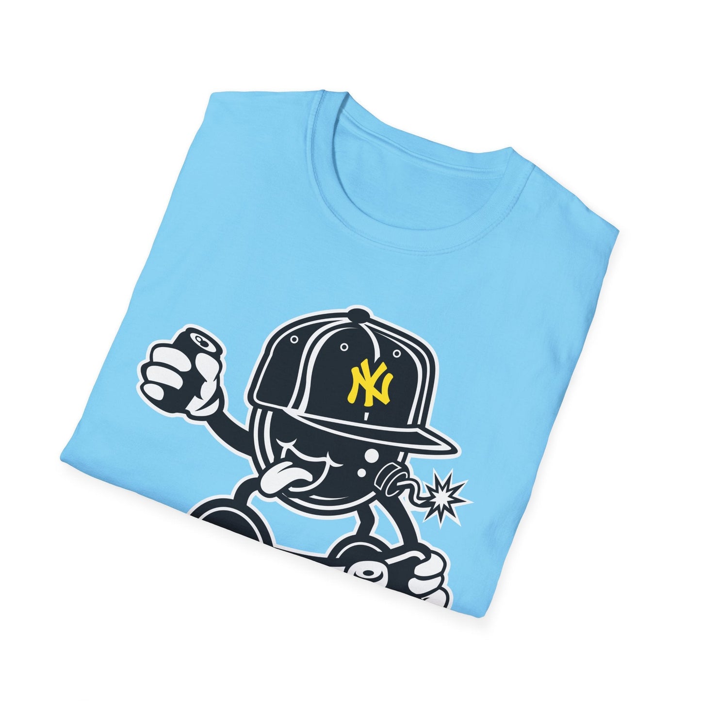 Cartoon T Shirt Animation Tee Funny Unisex Gildan Softstyle 64000 Cotton Breathable Lightweight Tee