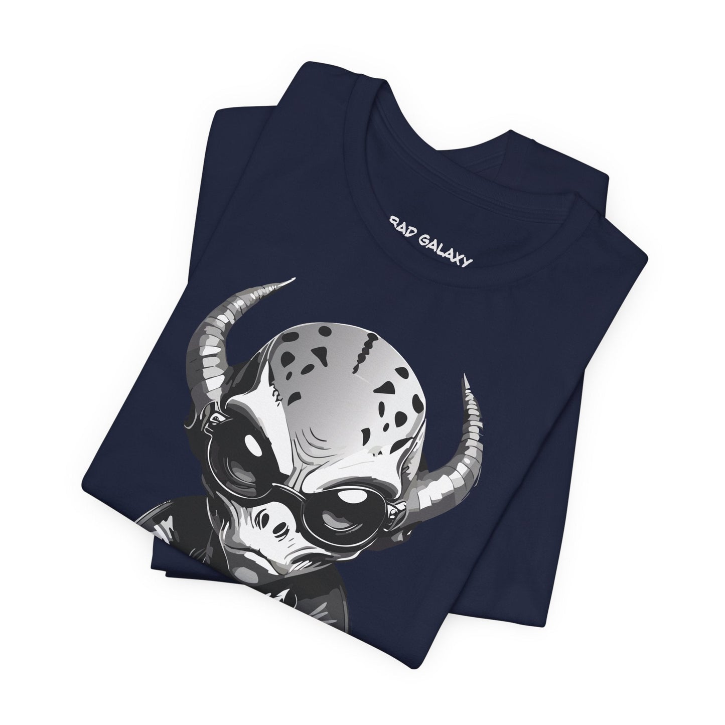 Alien Tee Shirt From Bad Galaxy 100 Percent Cotton Eco Friendly Ink Printed In USA