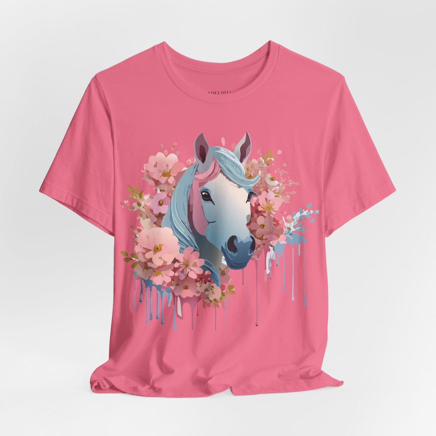 Horse Graphic Unisex 100 Cotton Vintage Animal Art T-Shirt 15