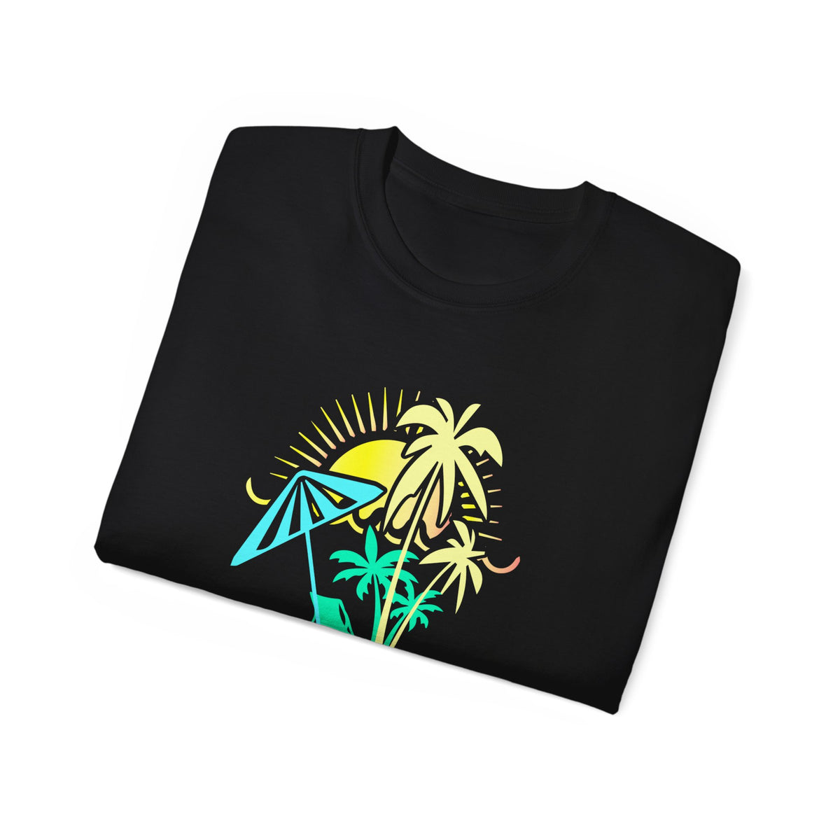 Enjoy the Summer palm trees surfboard tee | Summer T-Shirt
