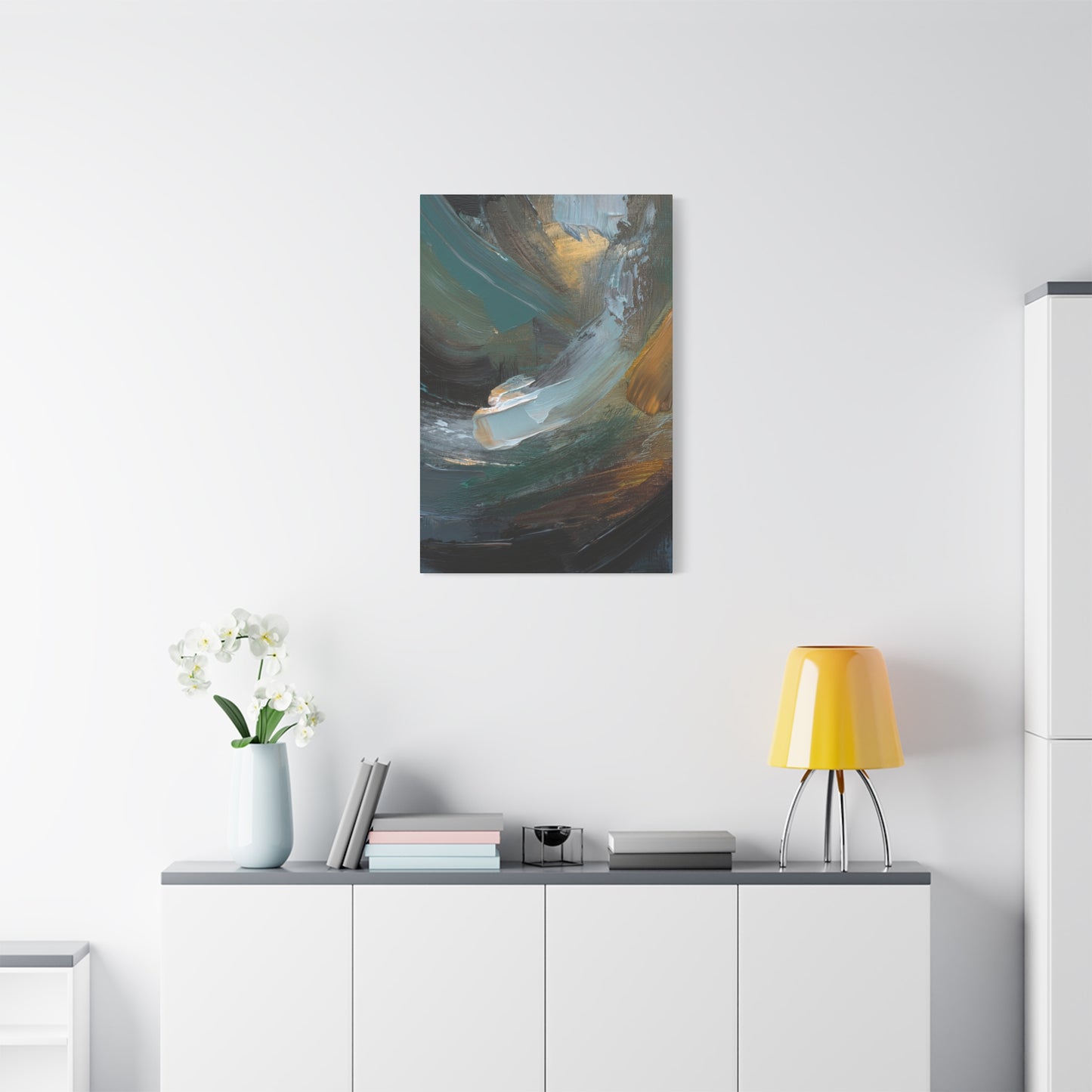 Abstract Oil Painting Print Canvas 20x24,20x30,24x30 24x32,24x36,30x40 32x48,36x48,40x60 Pine-Wood Inner Frame ABS-79