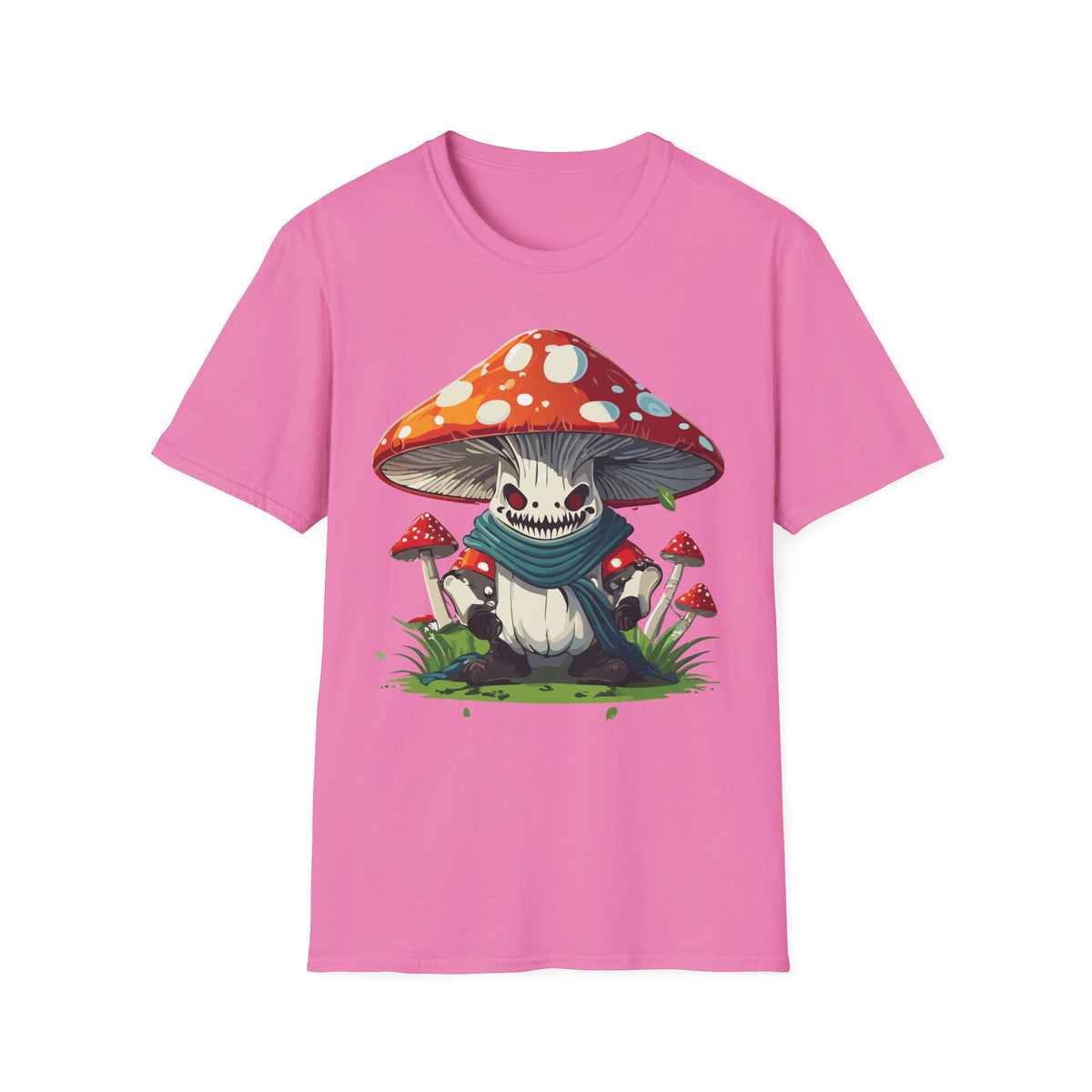 Funny Mashroom Cartoon  Graphic Tee Gildan Unisex 100 Cotton Tee Shirt c15