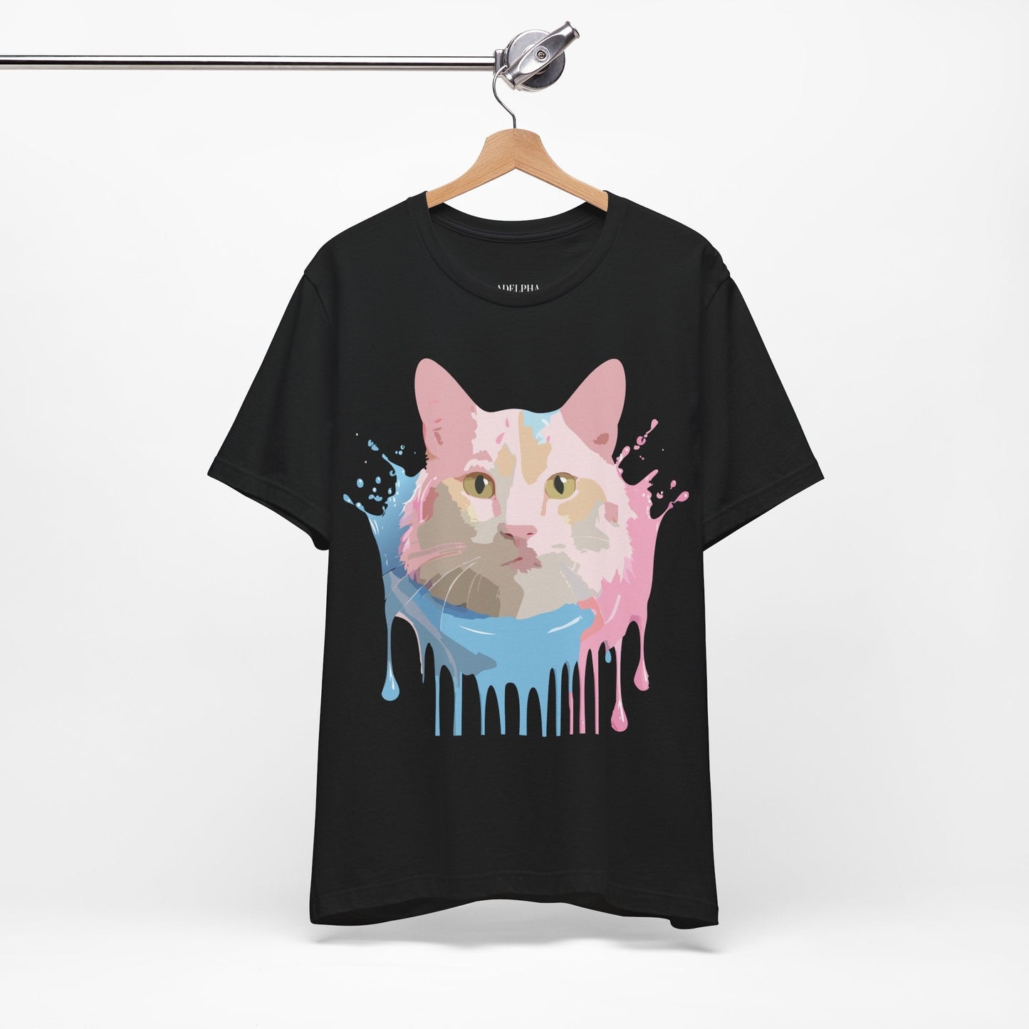 Cat Graphic Tee Unisex Shirt With Vintage Artwork From Adelpha