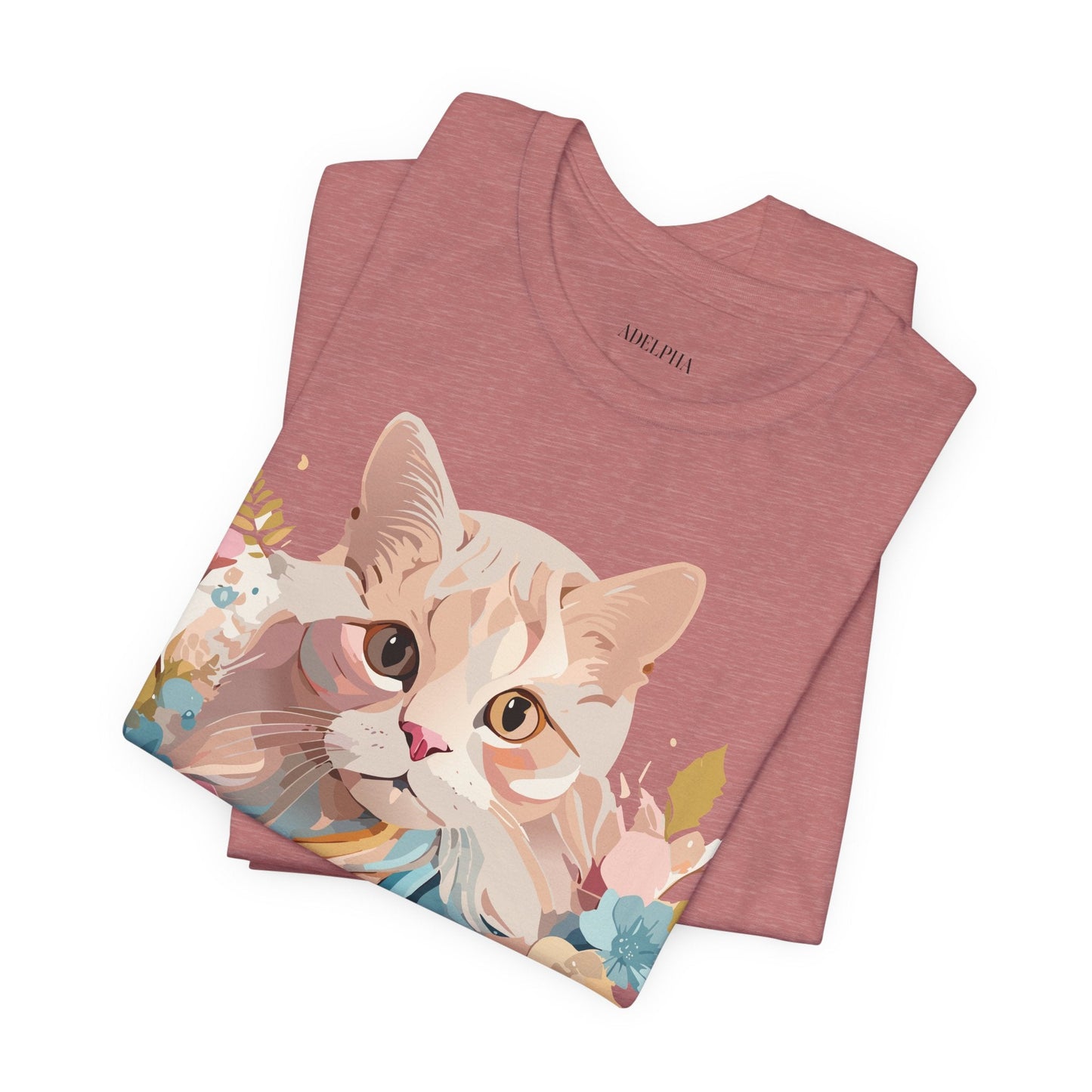 Cat Graphic Tee Unisex Shirt Adelpha Art Vintage Inspired Design