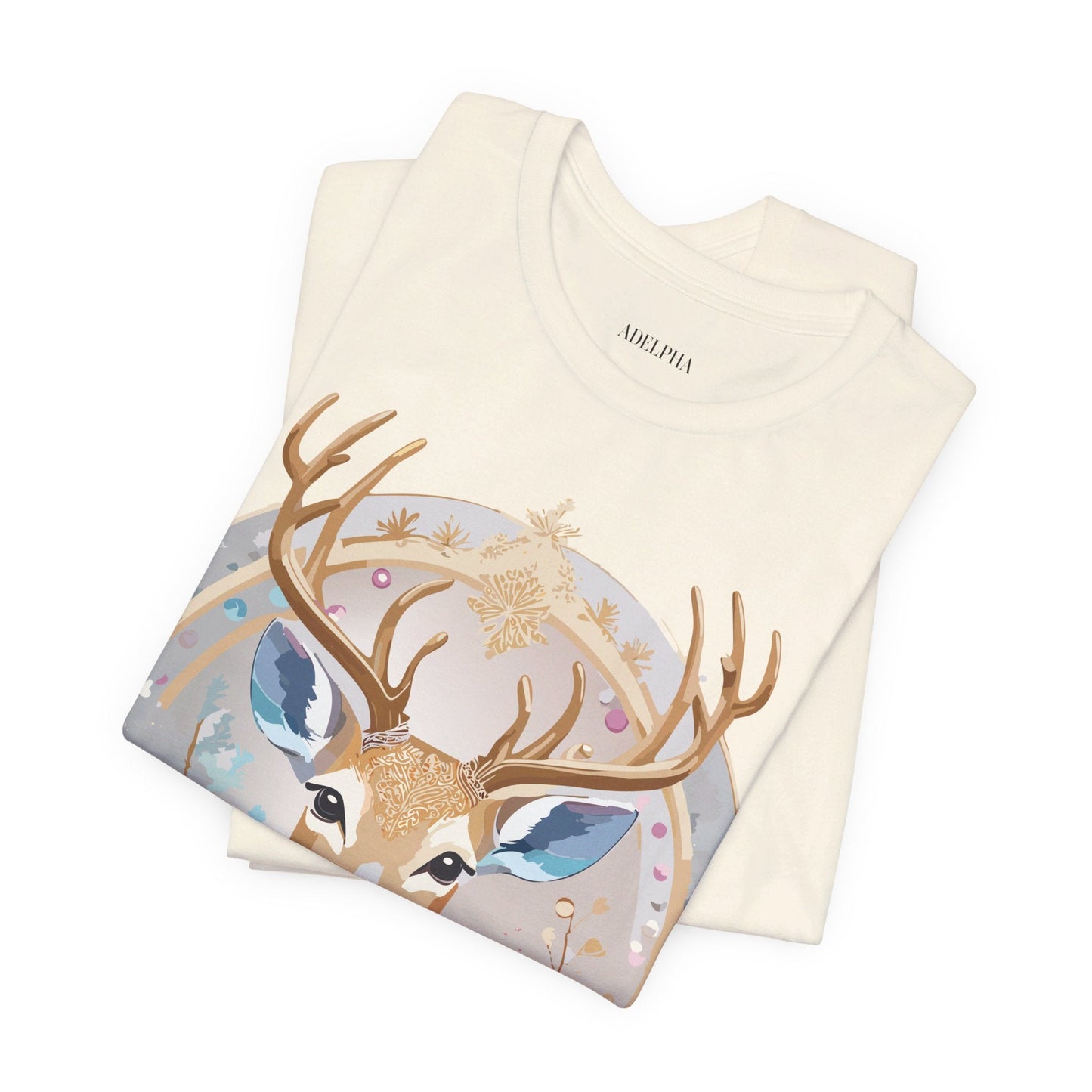 Adelpha Medallion Graphic Tee Unisex Short Sleeve Vintage Inspired Artwork Shirt